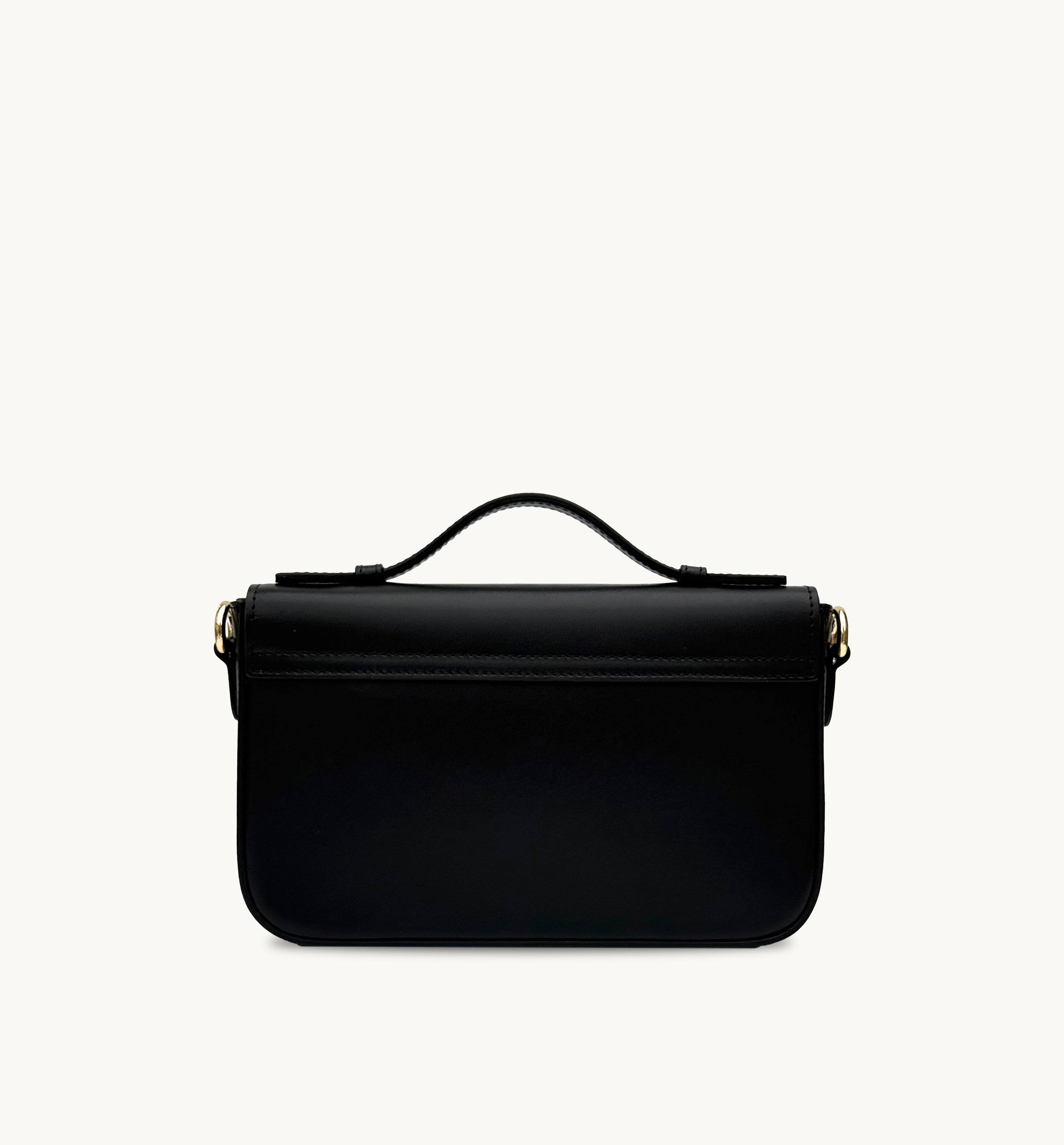 The Flora Black Leather Bag