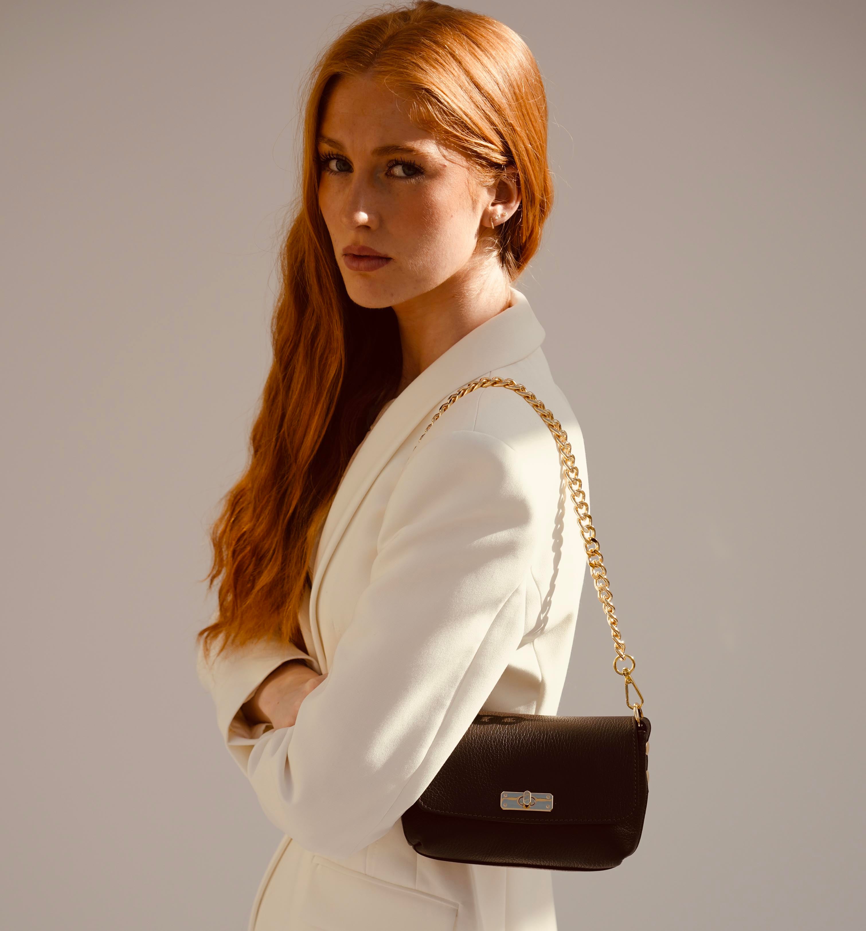 The Maisie Chocolate Leather Bag