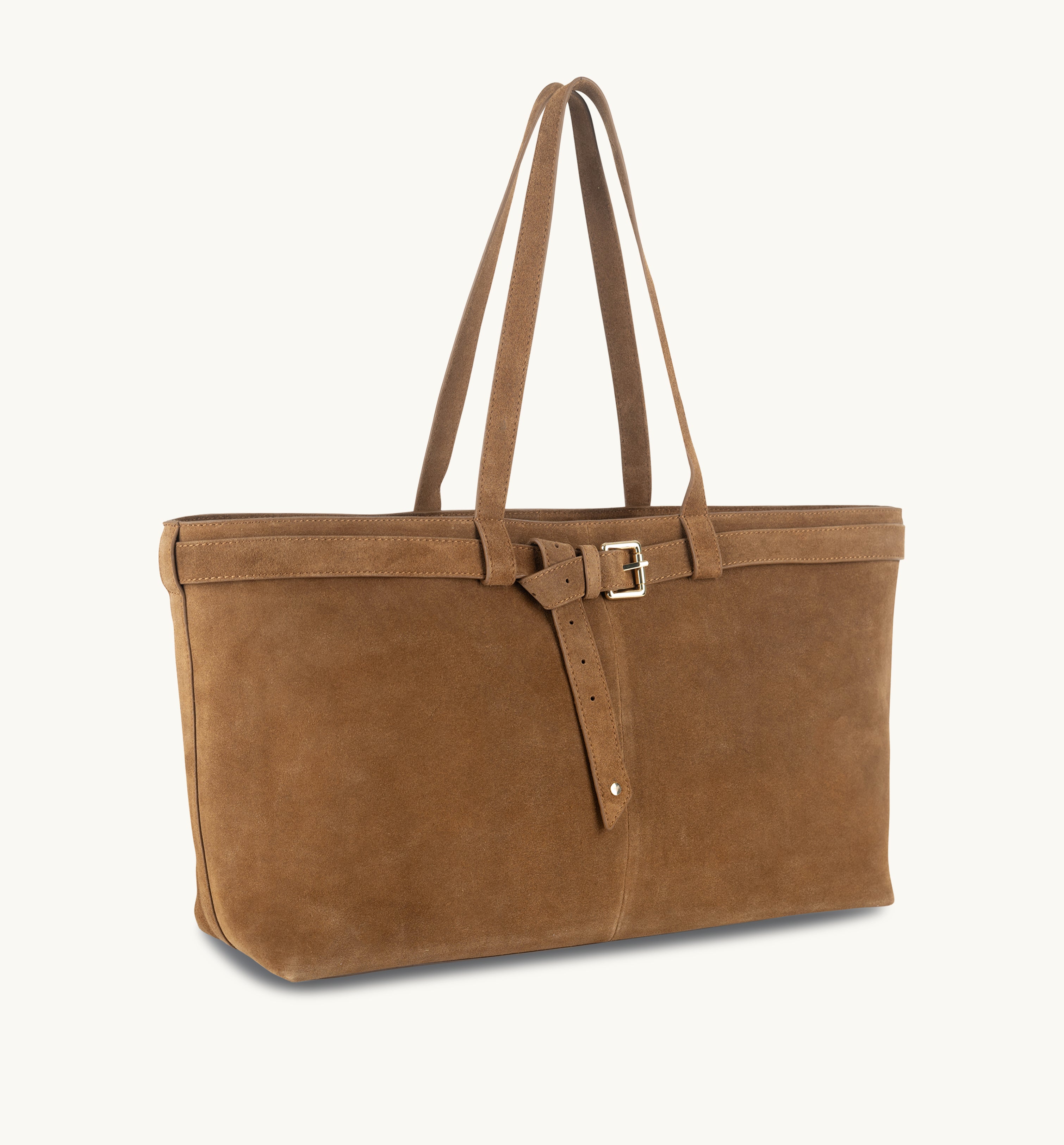 The Esme Tan Suede Bag