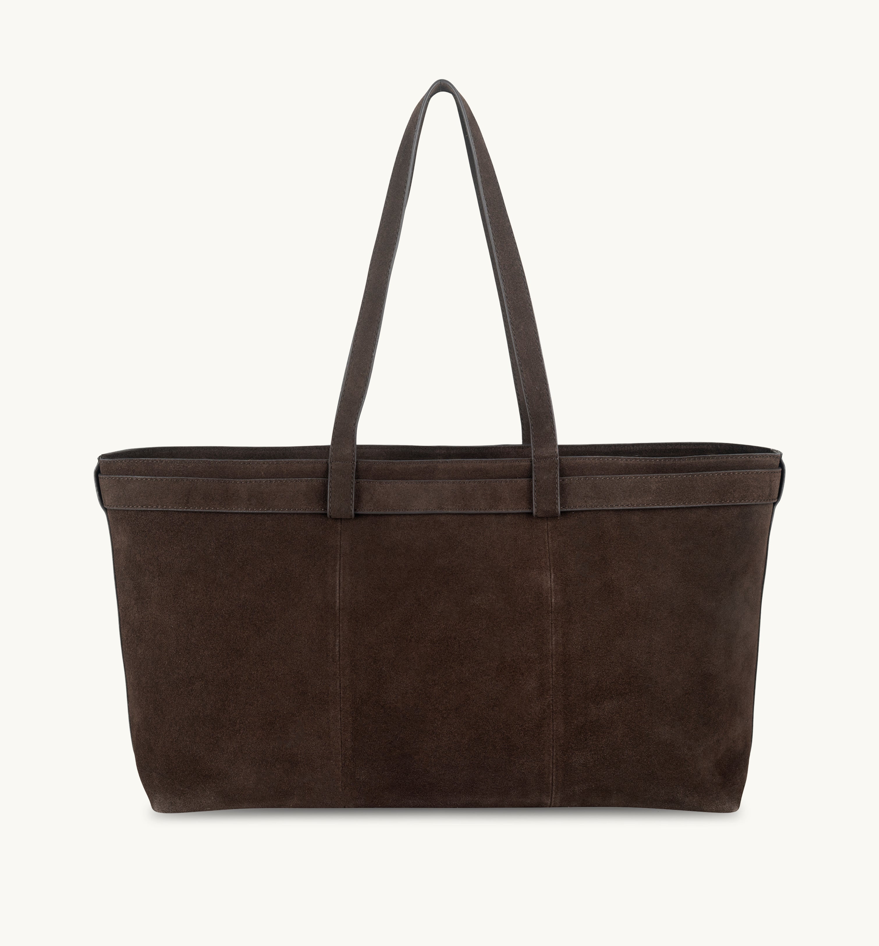 The Esme Chocolate Suede Bag