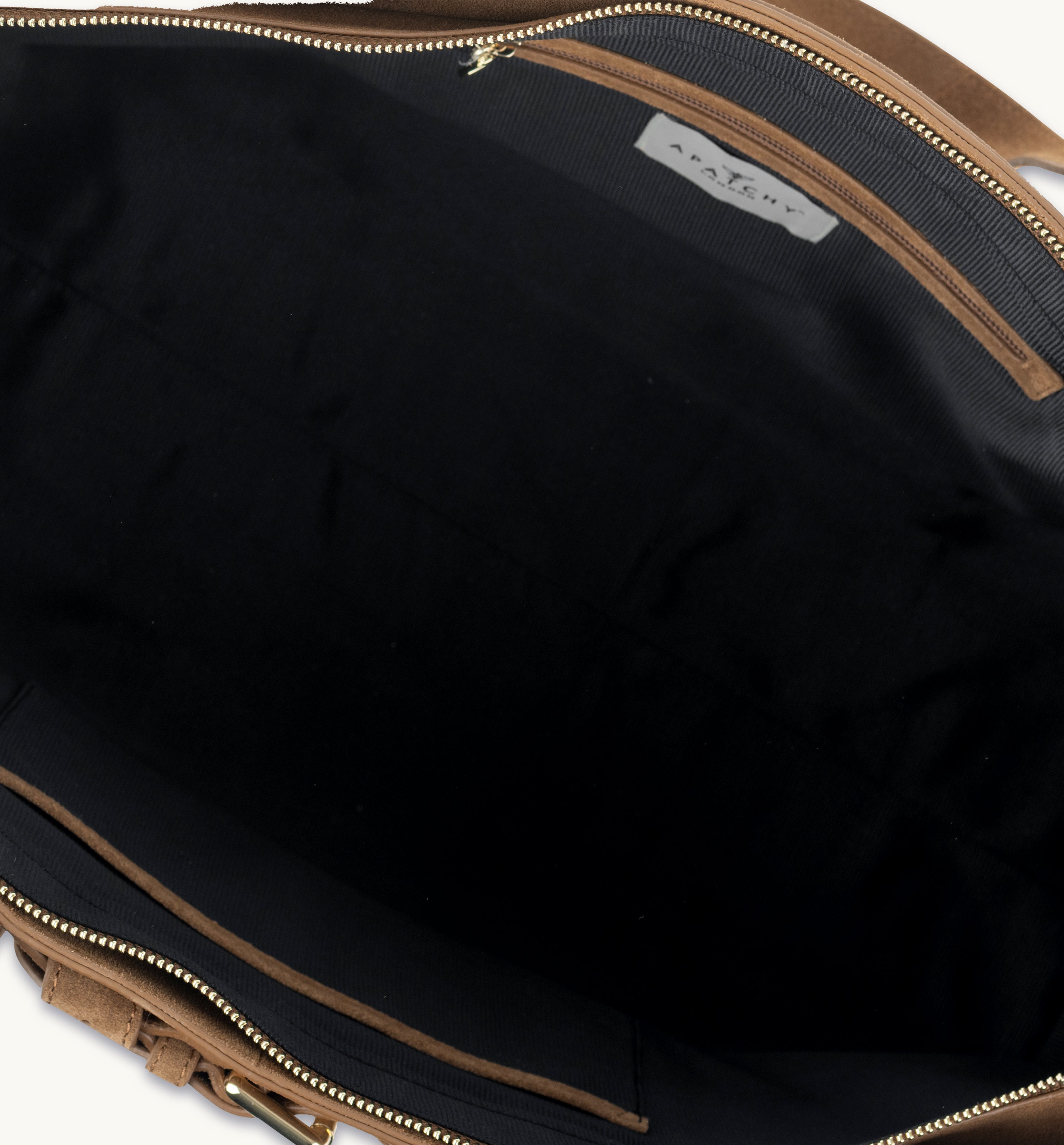 The Esme Tan Suede Bag