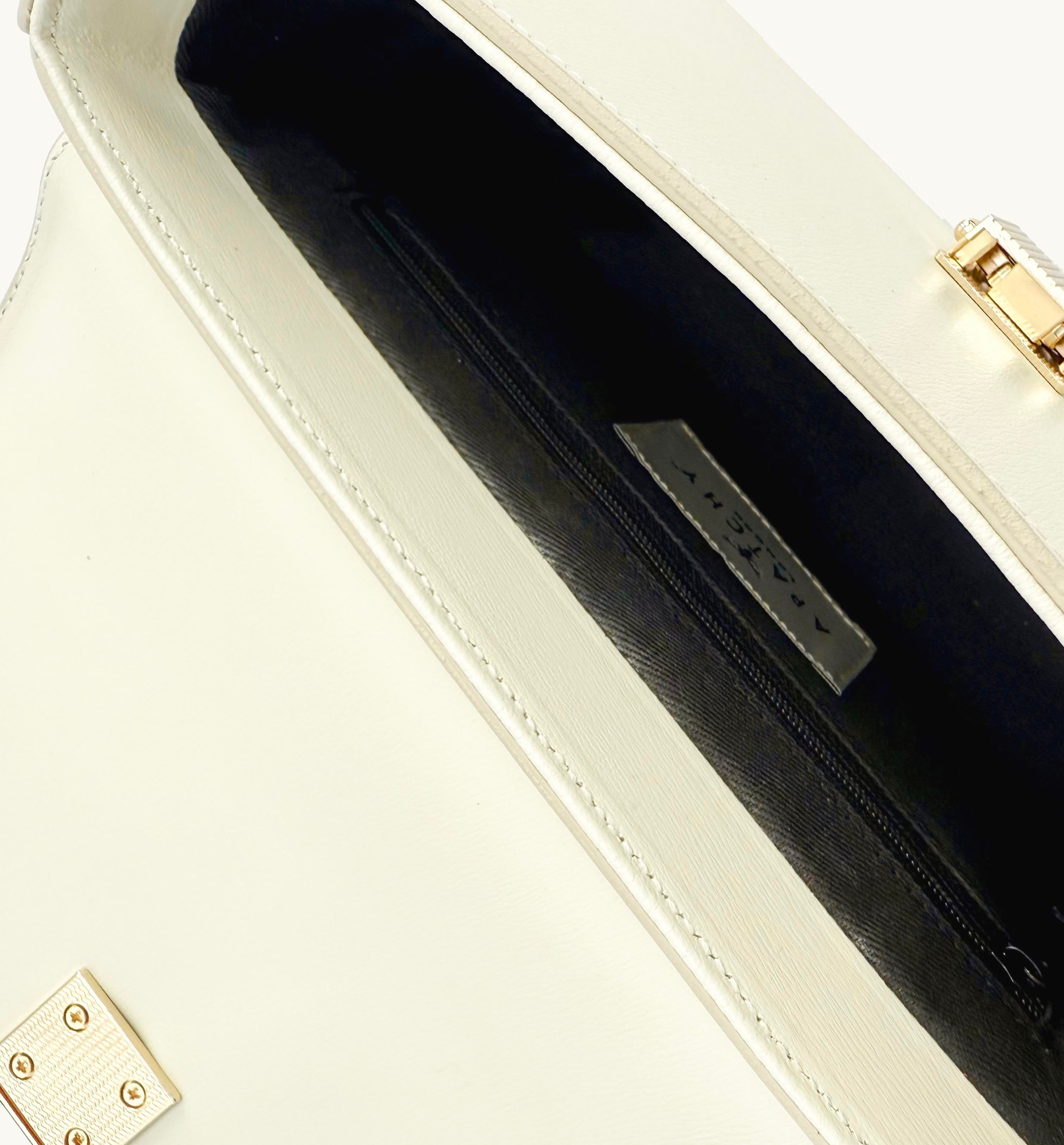 The Flora Buttermilk Leather Bag