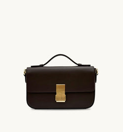 The Flora Chocolate Leather Bag