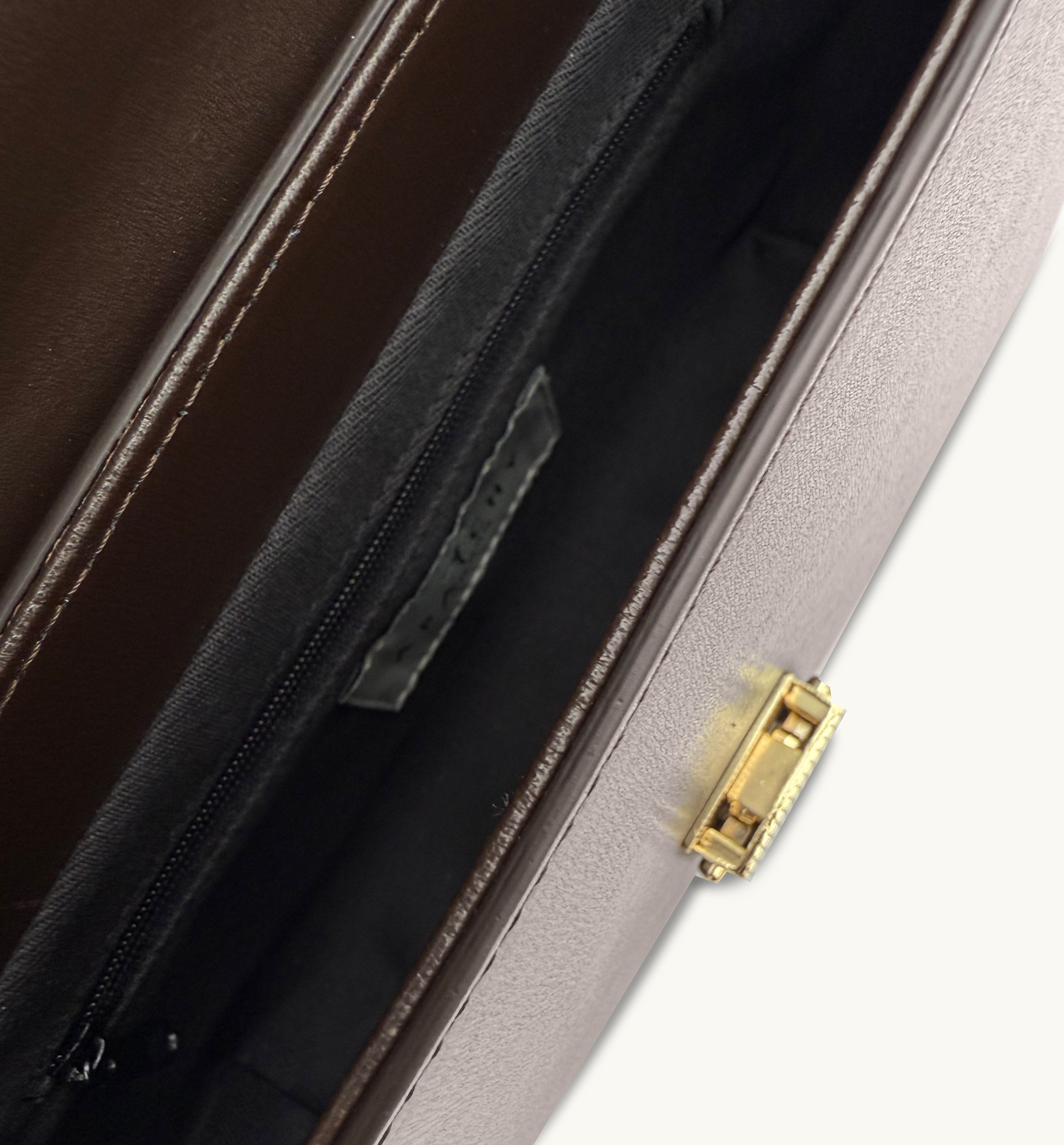 The Flora Chocolate Leather Bag