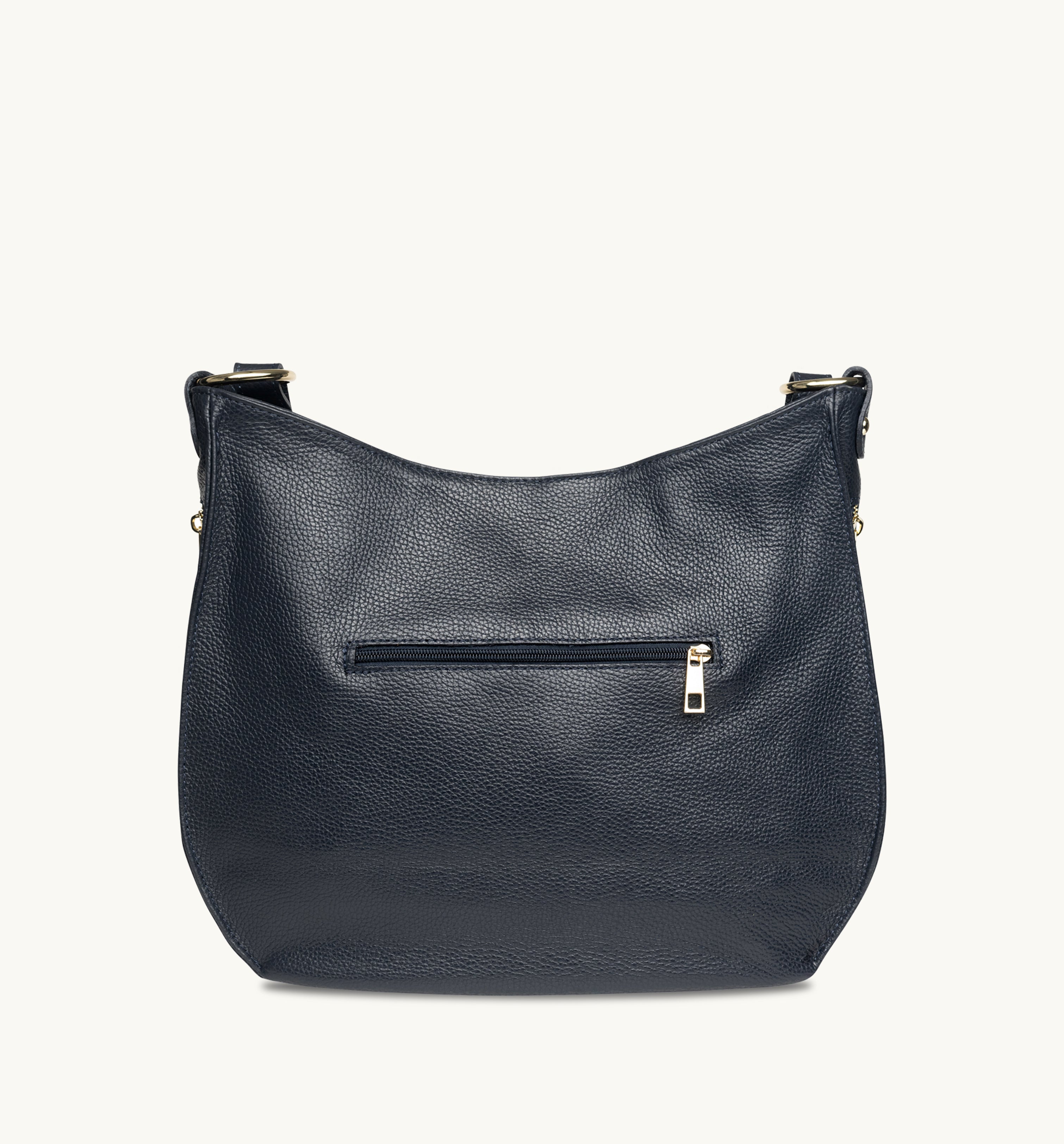 The Harriet Navy Leather Bag