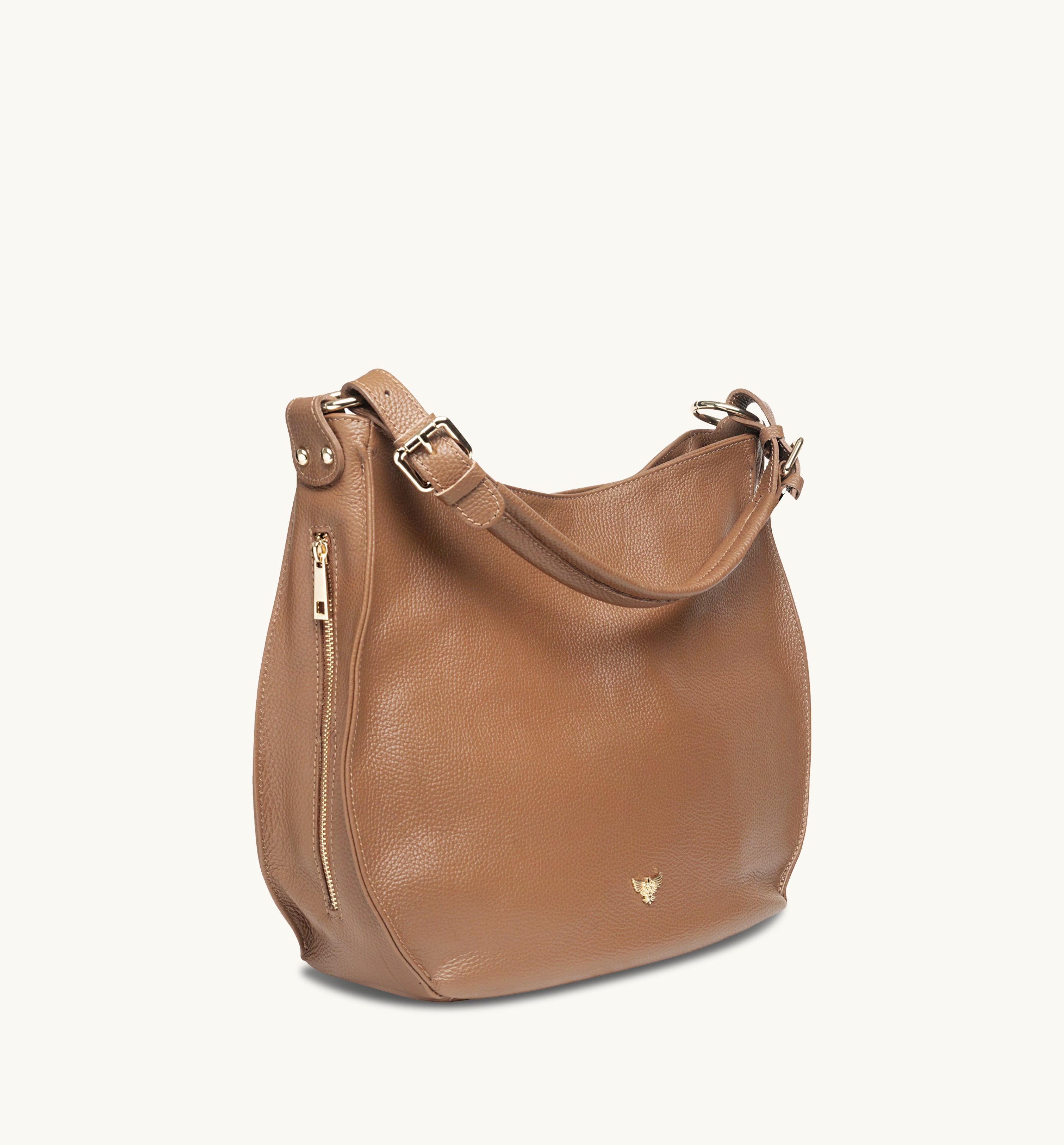 The Harriet Tan Leather Bag