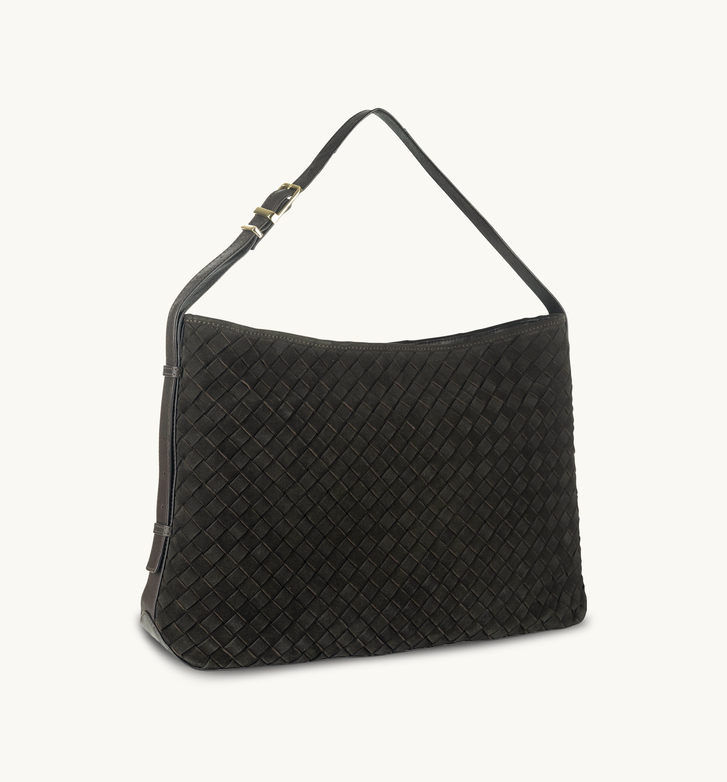 The Holly Chocolate Suede Bag