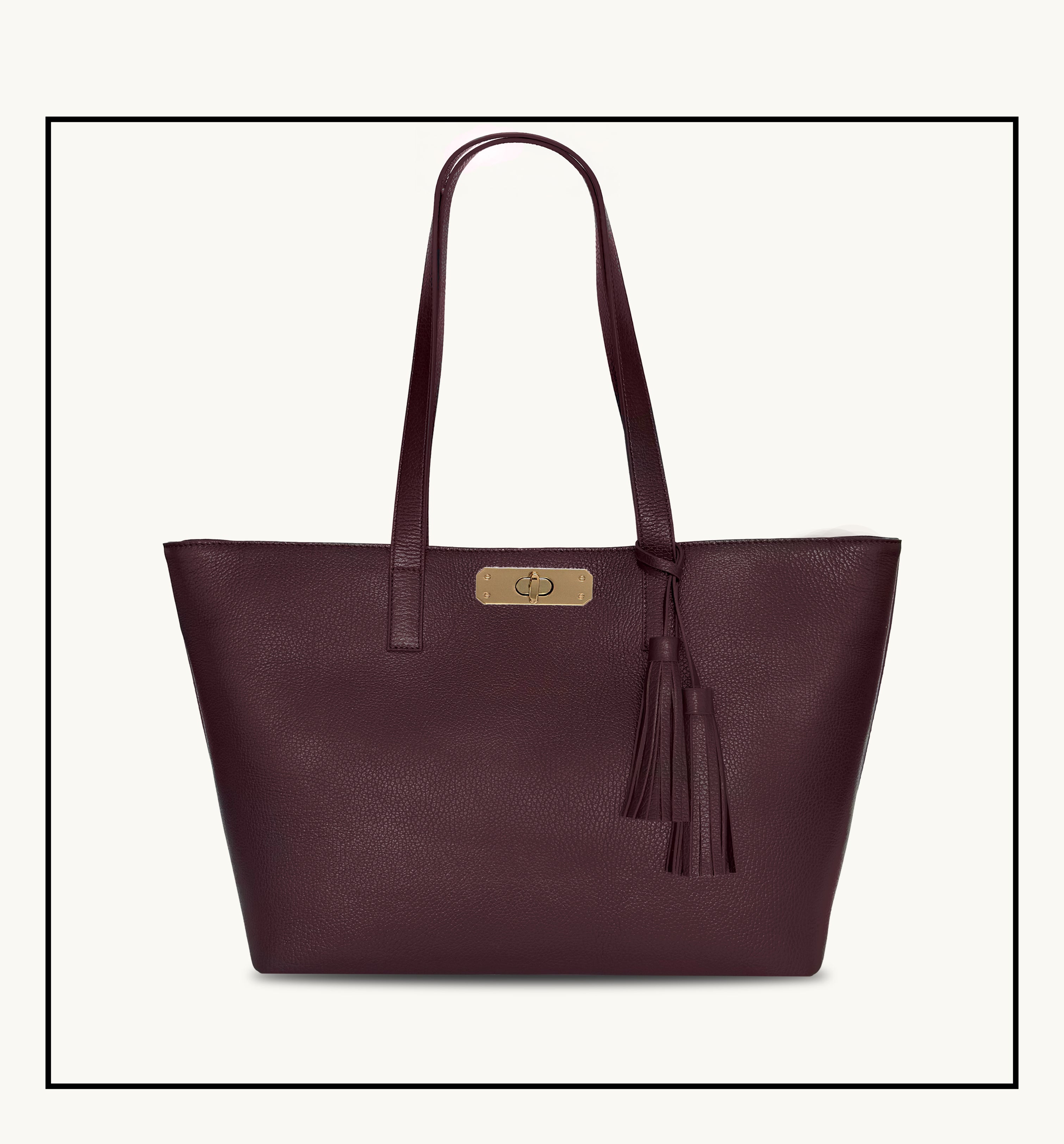 The Kate Burgundy Leather Bag