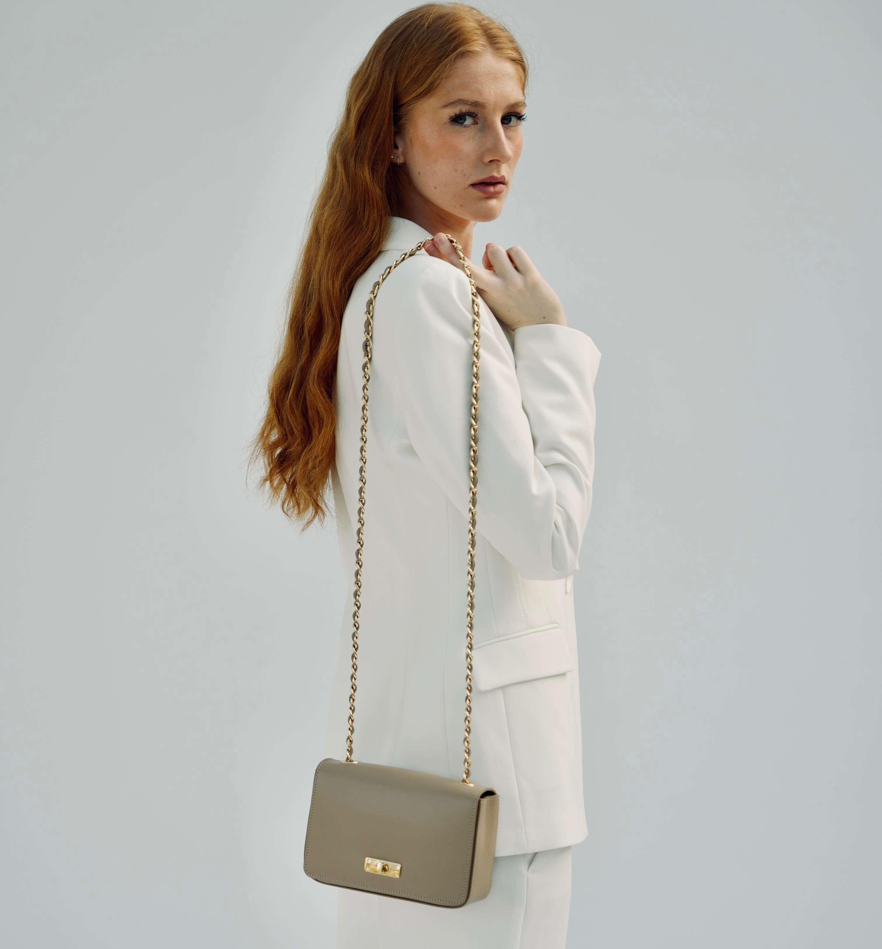 The Grace Mocha Leather Bag