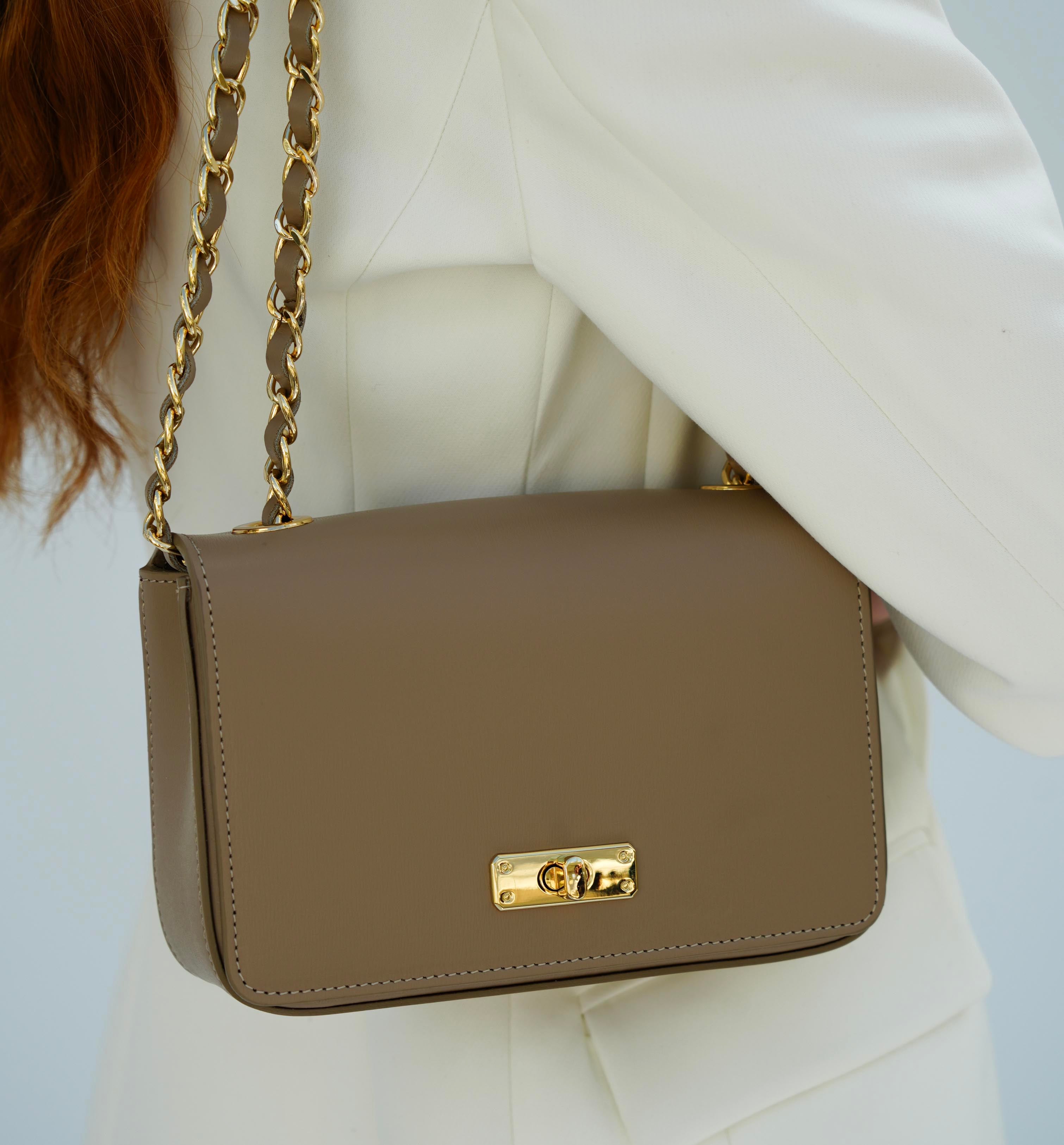 The Grace Mocha Leather Bag