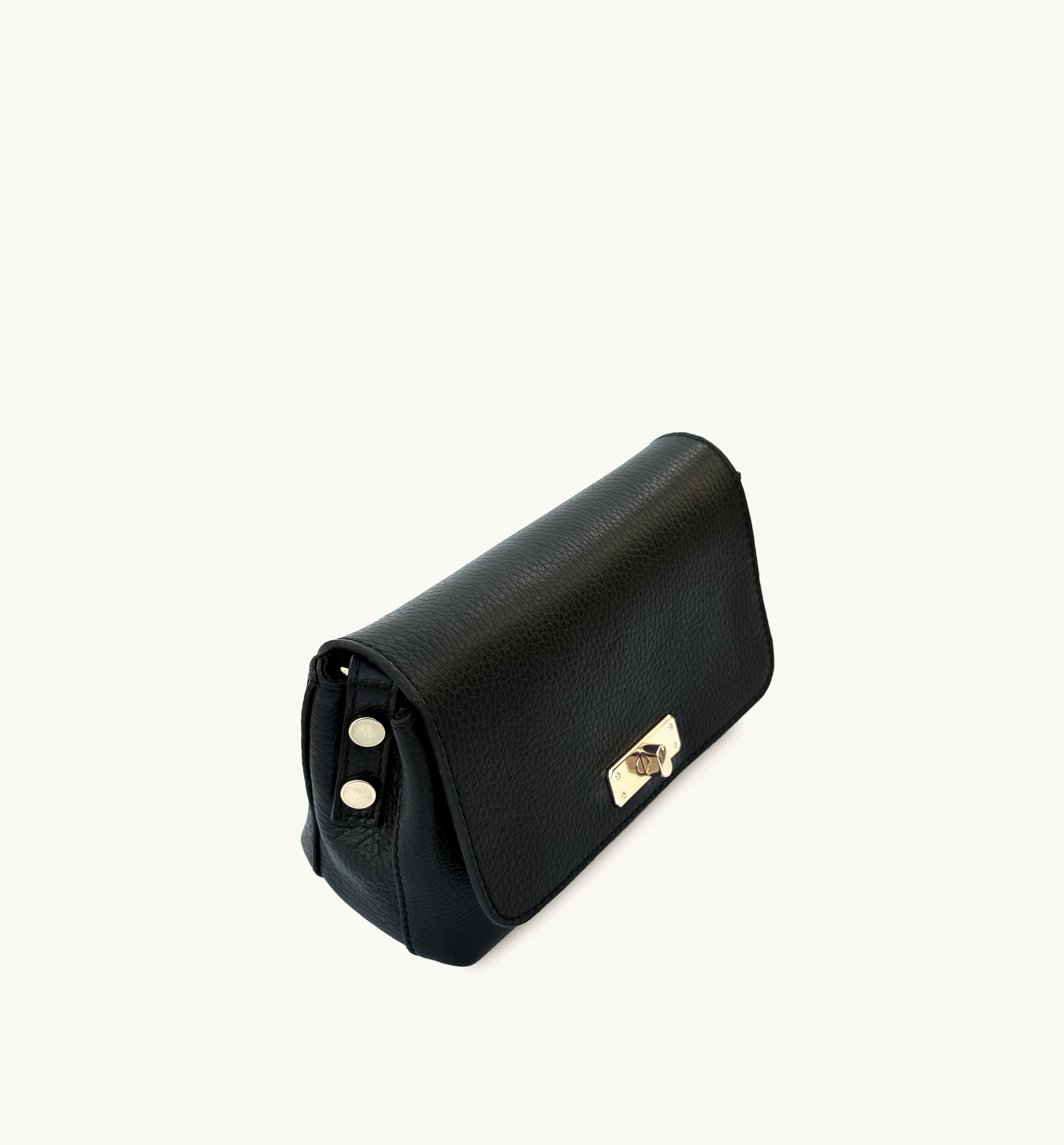 The Maisie Black Leather Bag