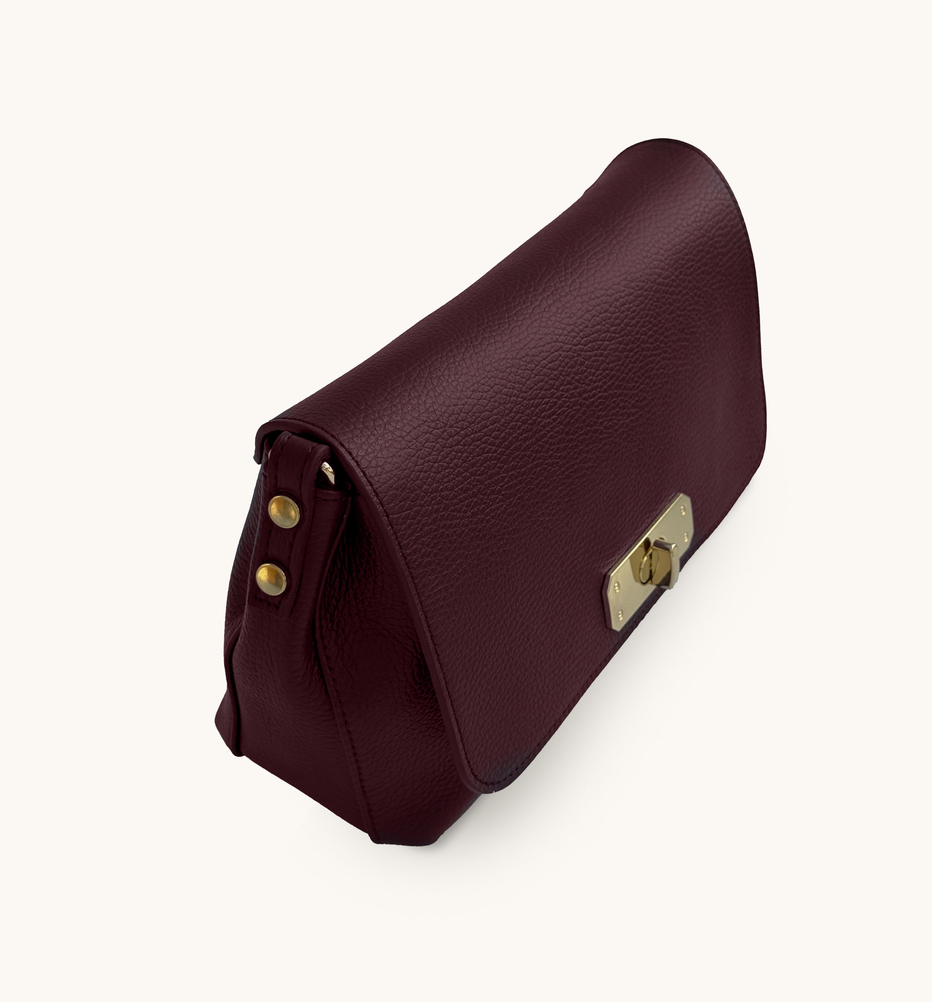 The Maisie Maxi Burgundy Leather Bag