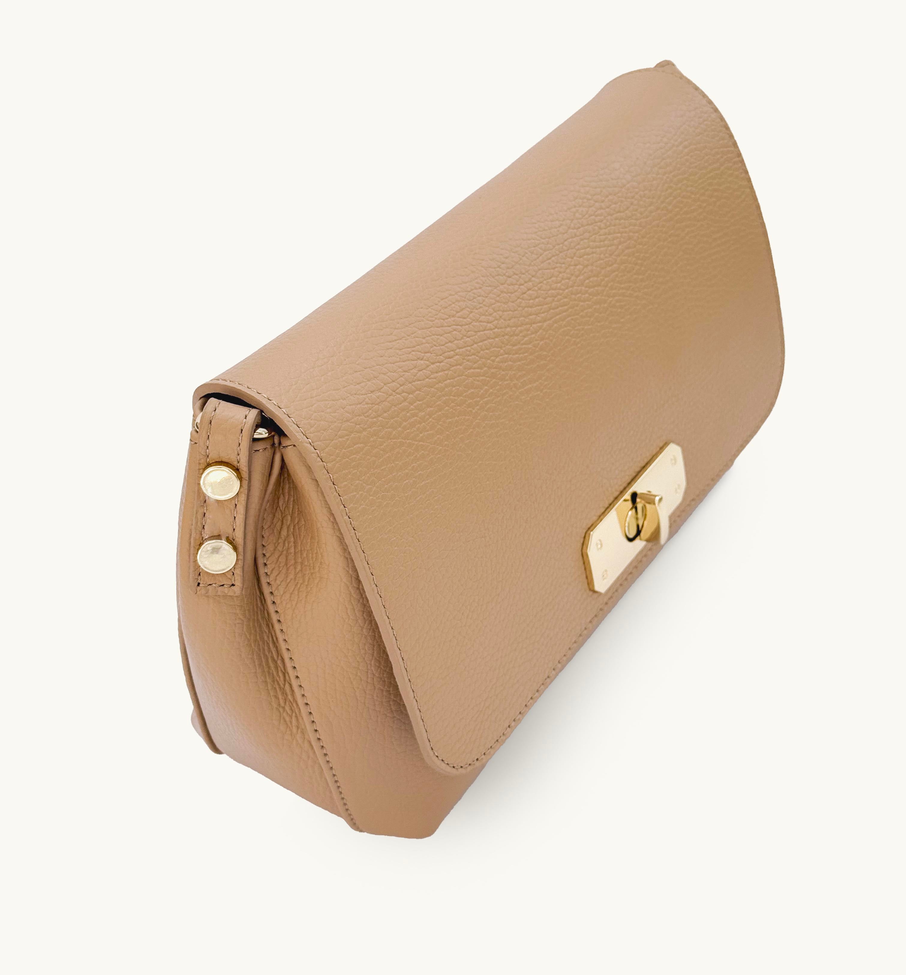 The Maisie Maxi Sand Leather Bag