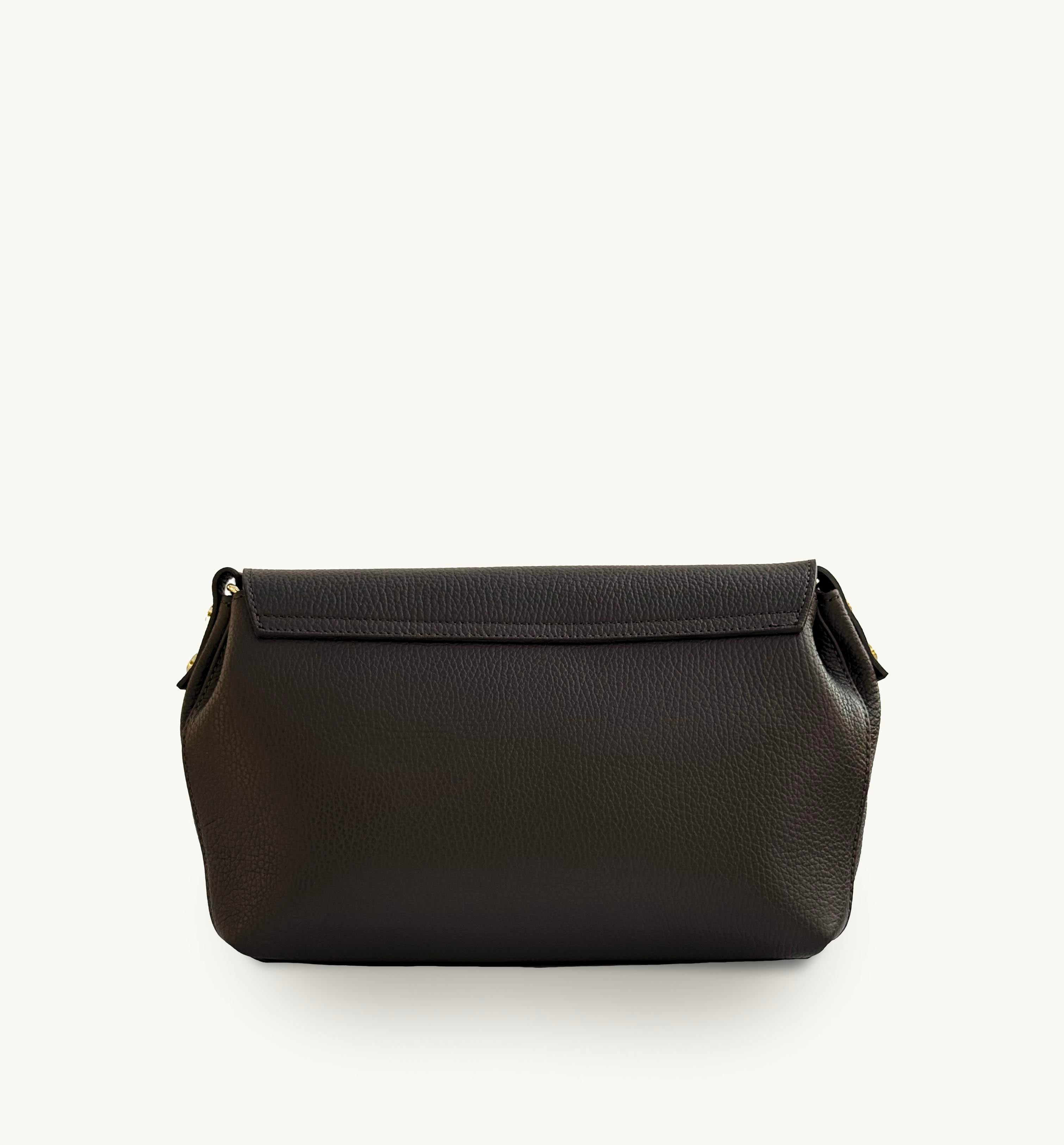 The Maisie Maxi Chocolate Leather Bag