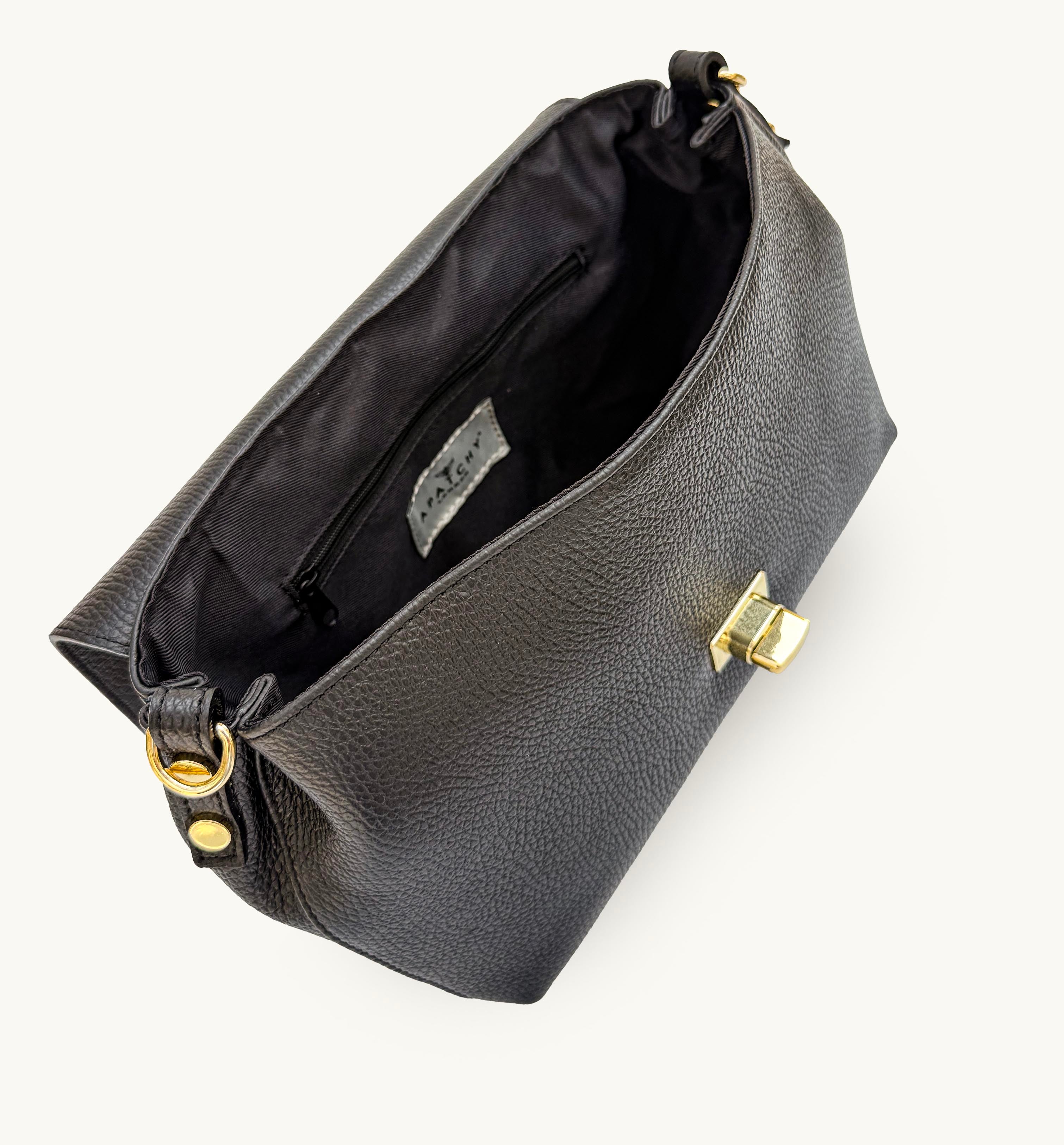The Maisie Maxi Chocolate Leather Bag