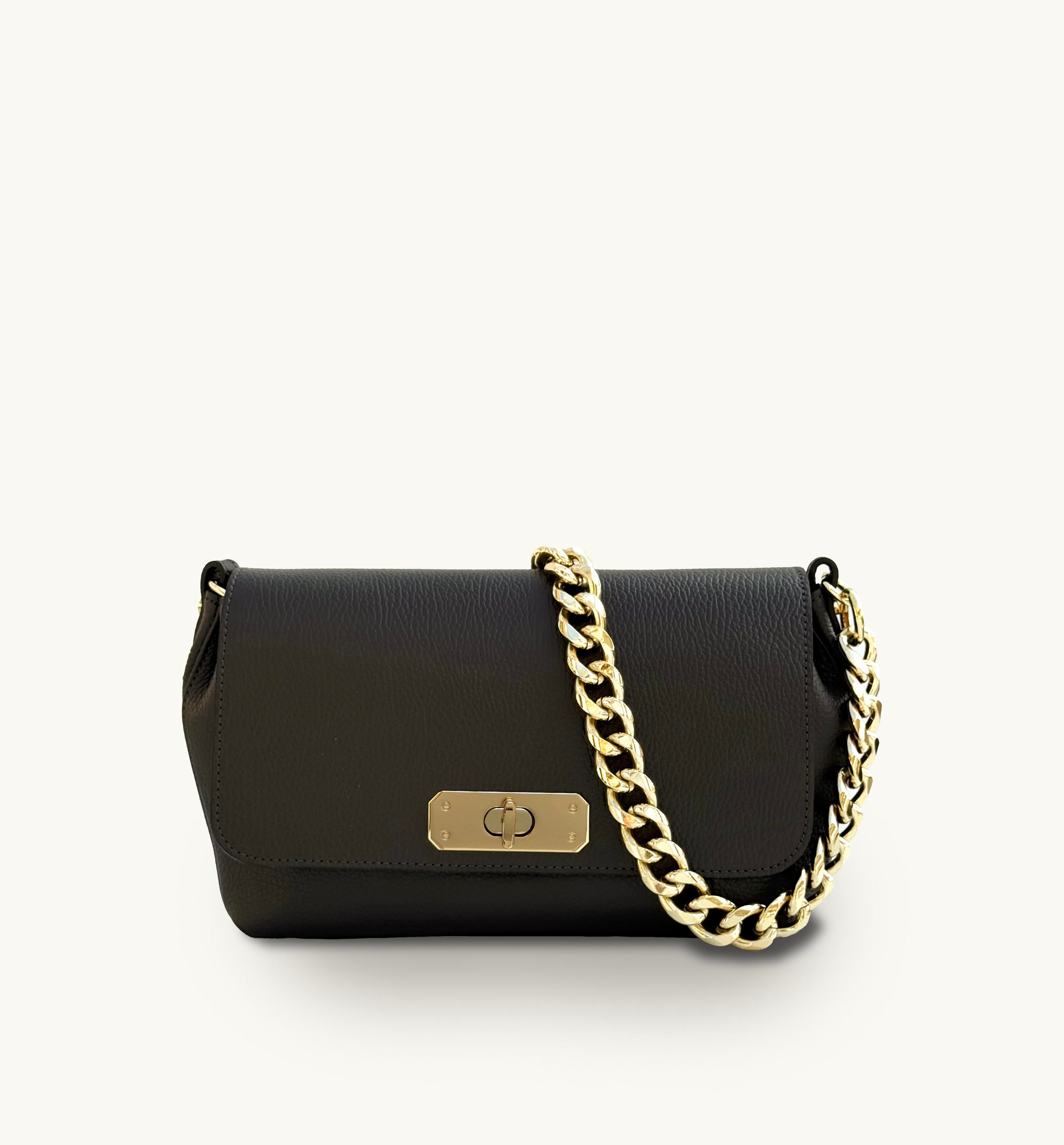 The Maisie Maxi Chocolate Leather Bag