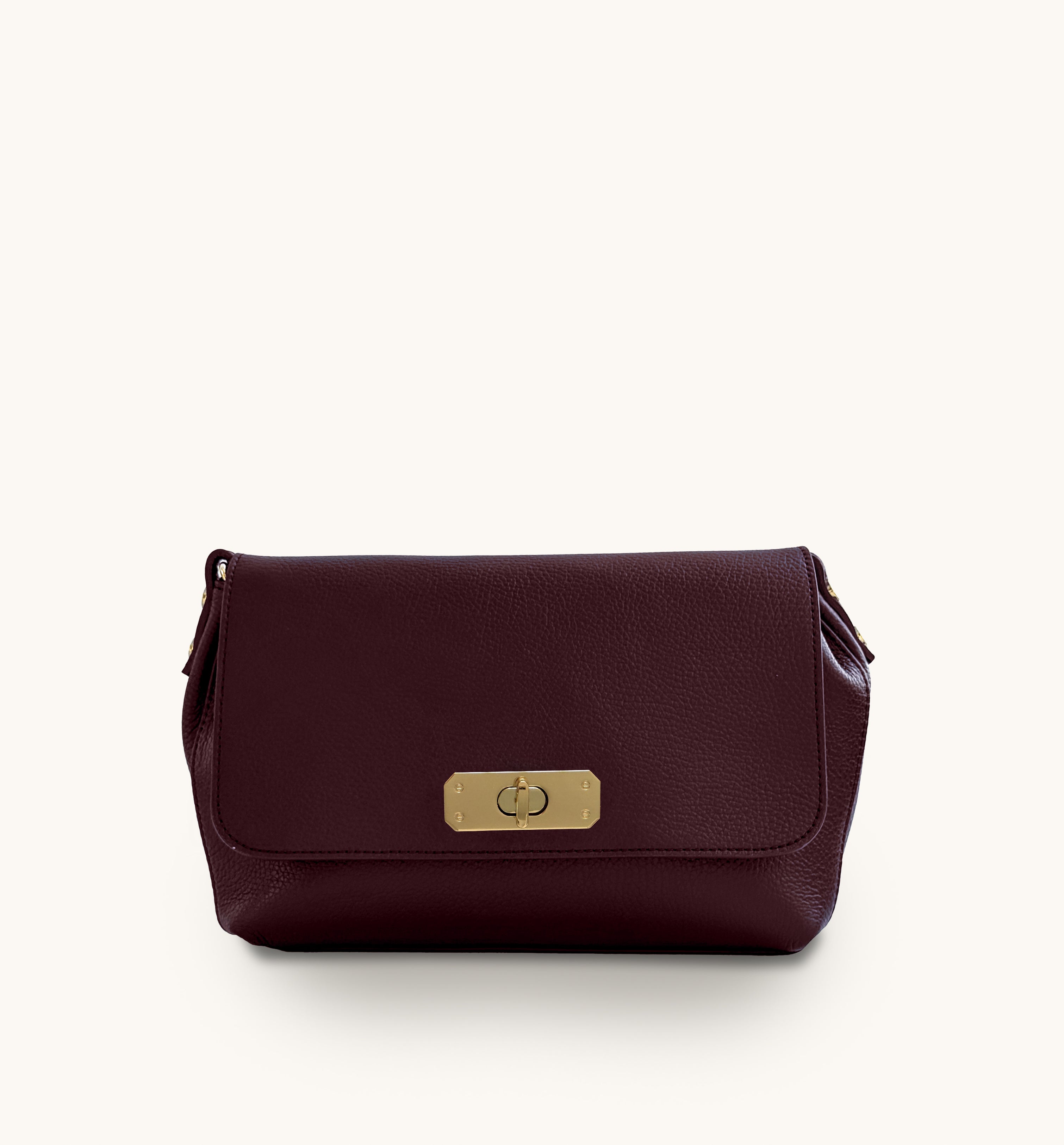 The Maisie Maxi Burgundy Leather Bag