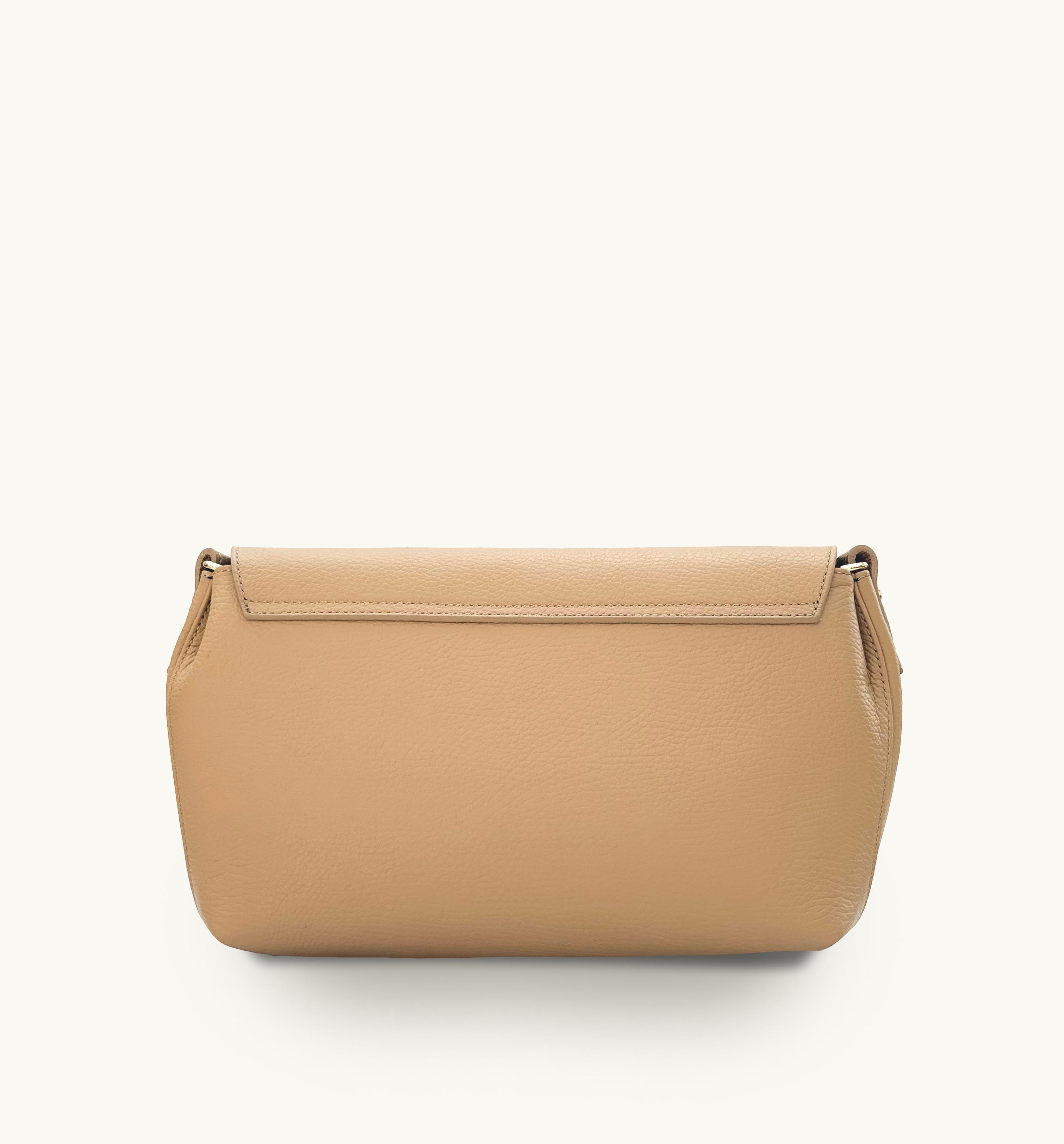 The Maisie Maxi Sand Leather Bag