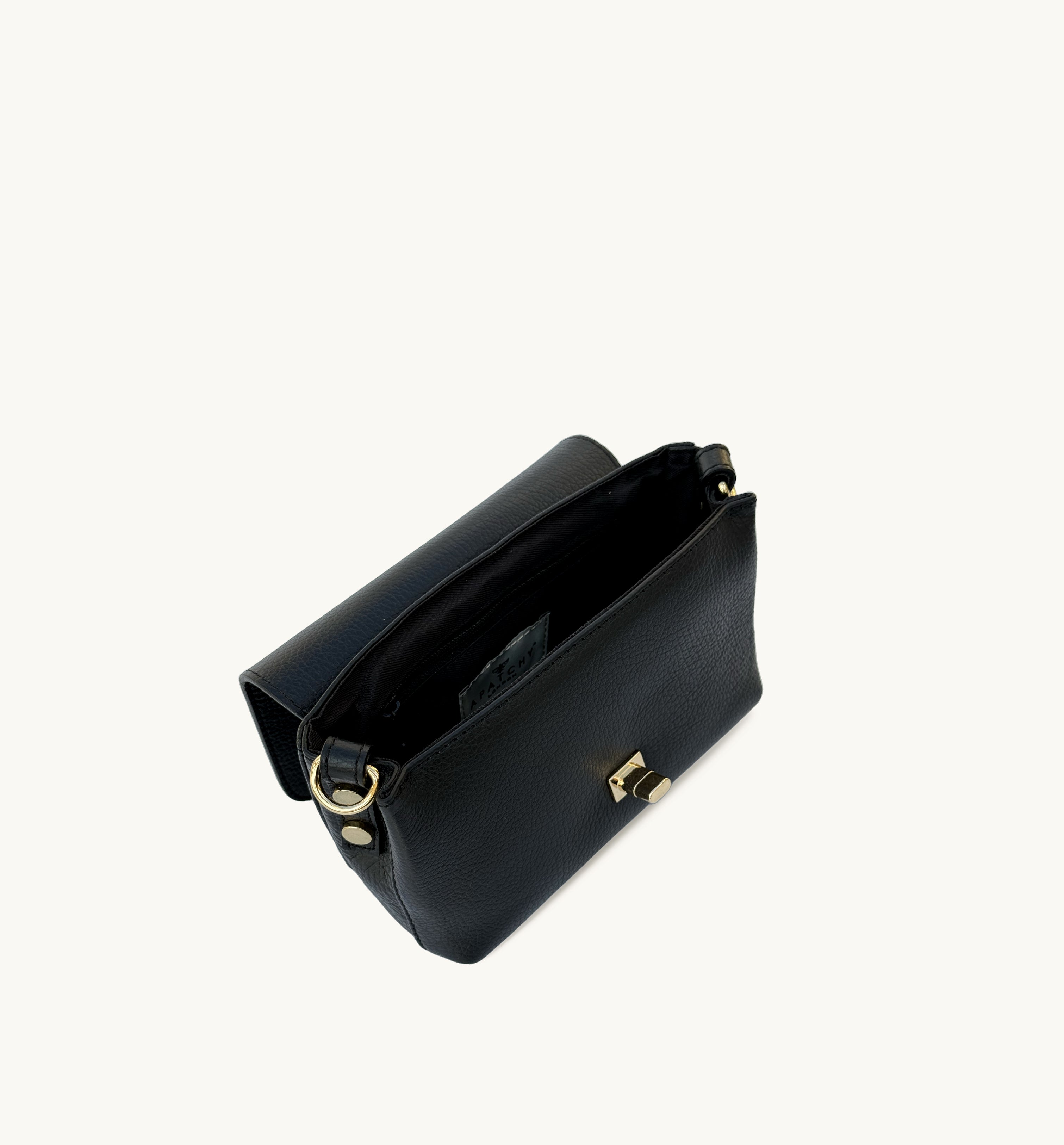 The Maisie Black Leather Bag