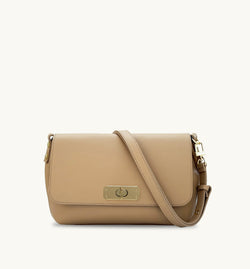 The Maisie Maxi Sand Leather Bag
