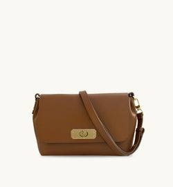 The Maisie Maxi Tan Leather Bag