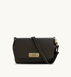 The Maisie Maxi Chocolate Leather Bag