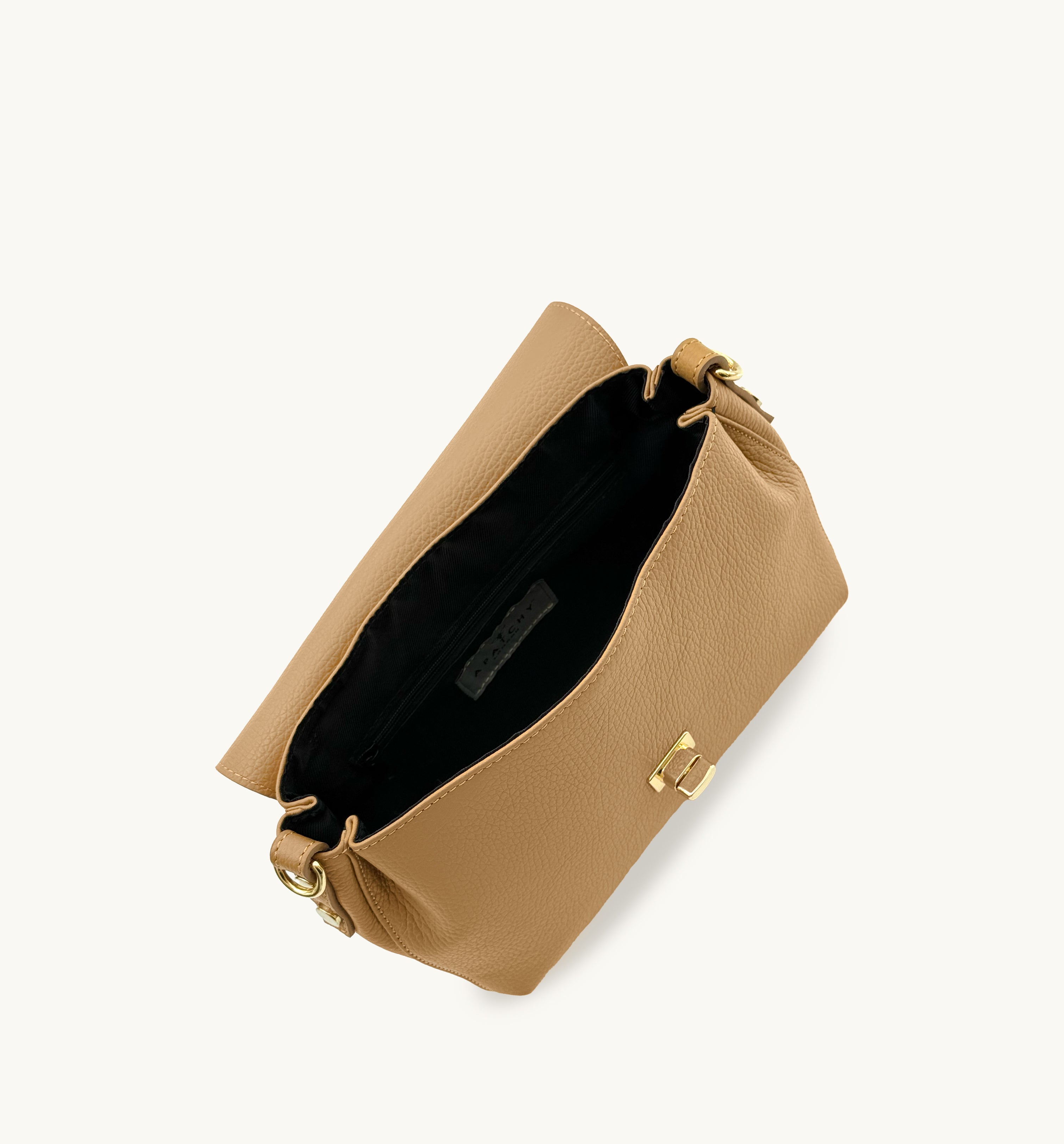 The Maisie Midi Sand Leather Bag
