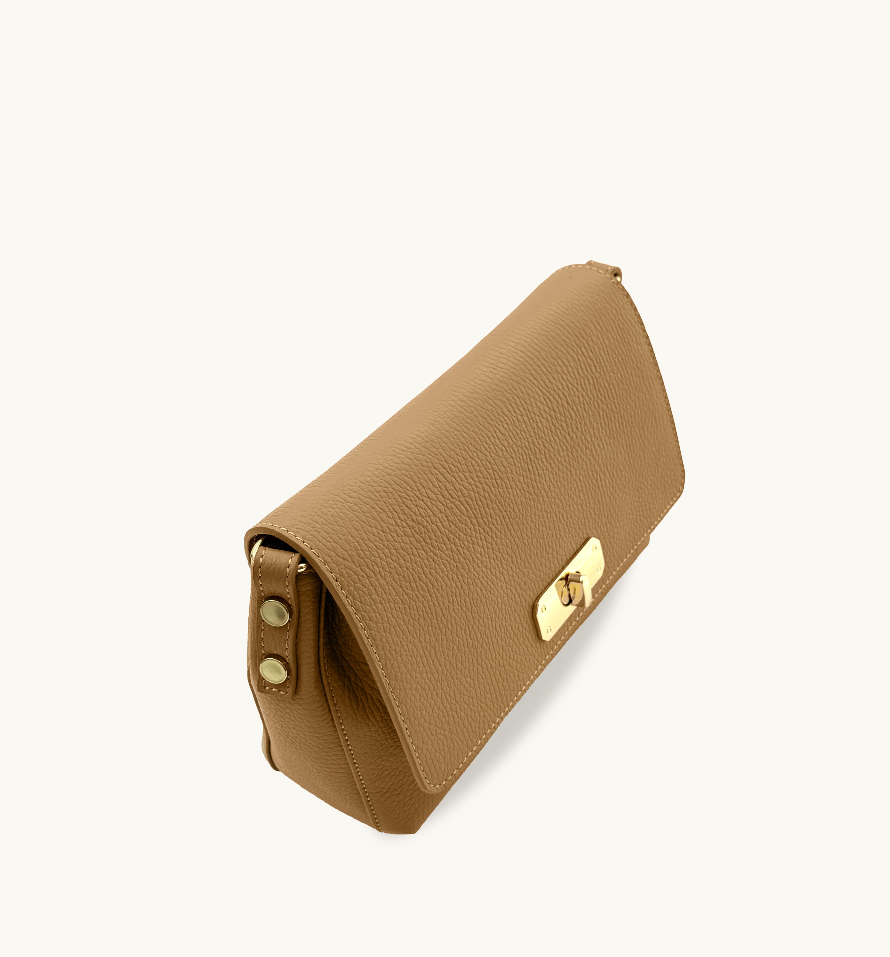 The Maisie Midi Sand Leather Bag