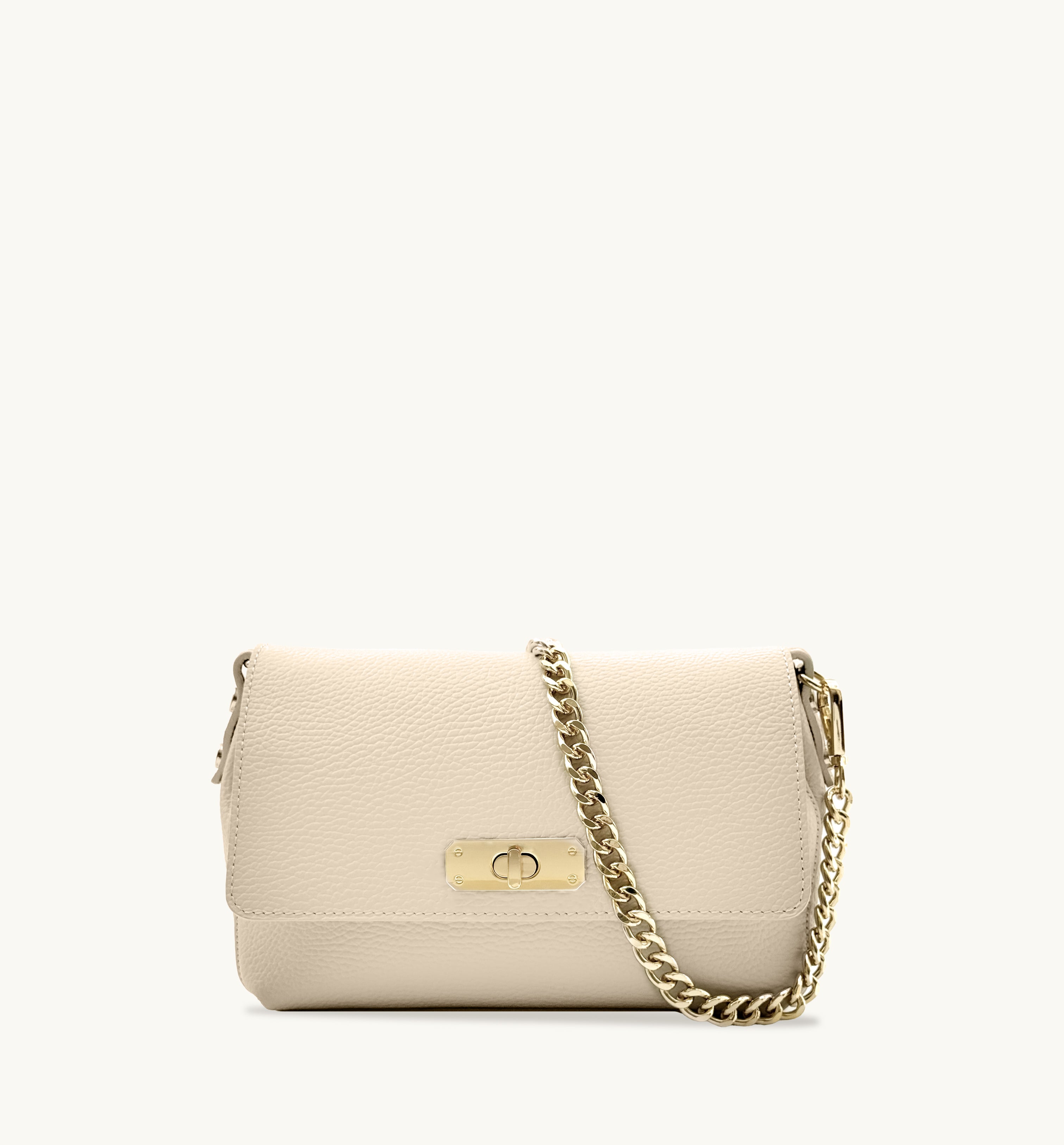 The Maisie Midi Stone Leather Bag