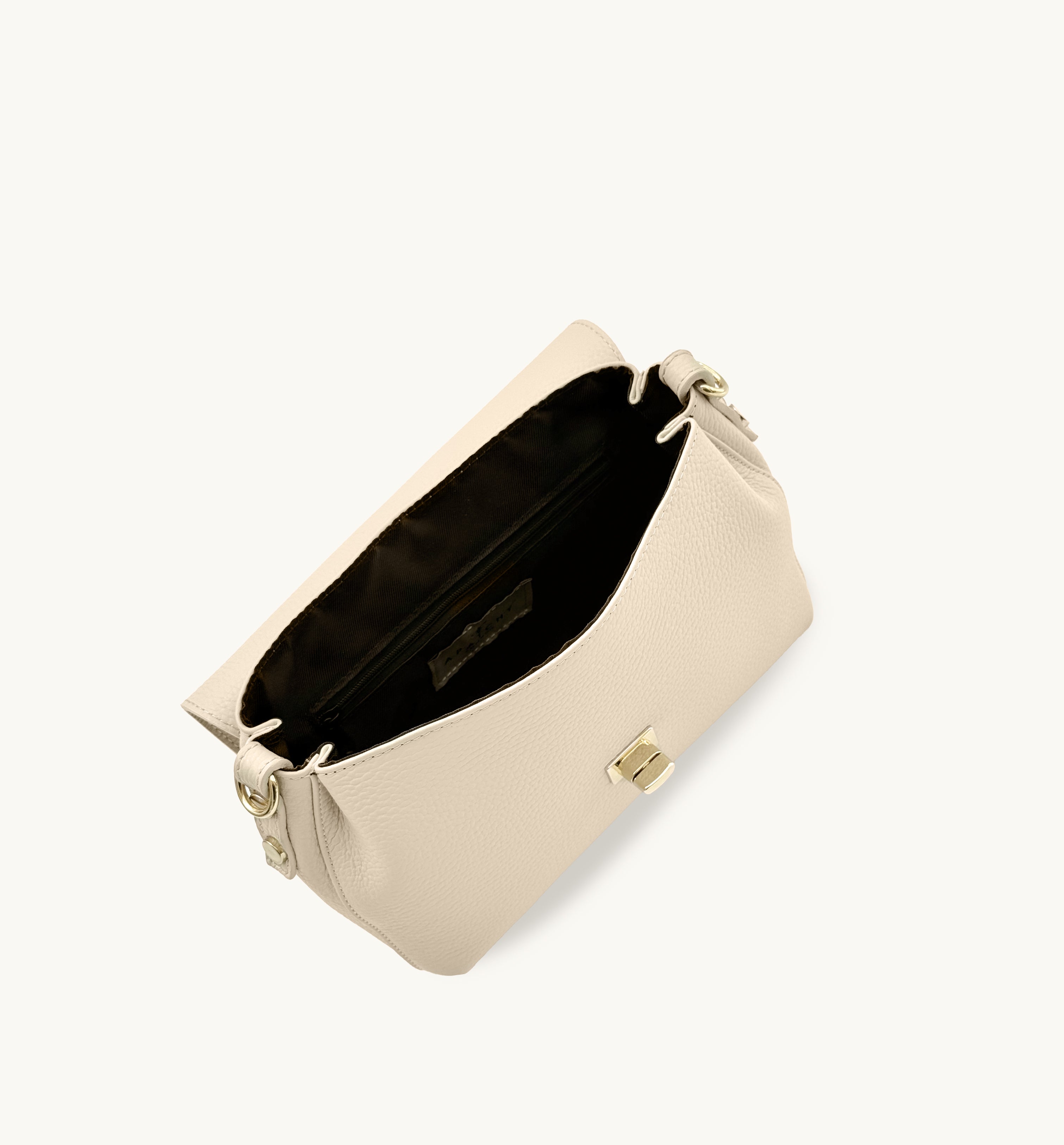 The Maisie Midi Stone Leather Bag