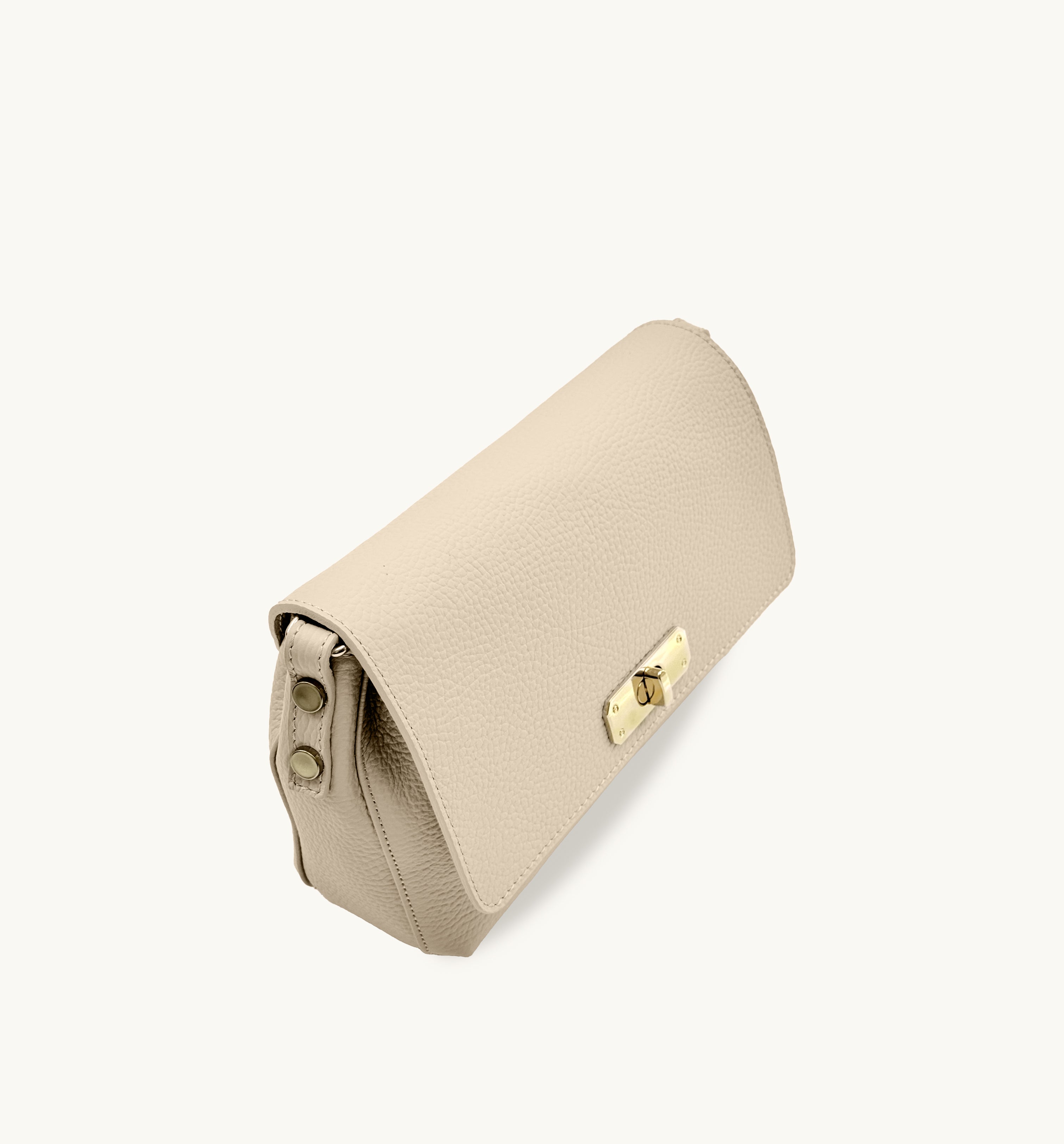 The Maisie Midi Stone Leather Bag