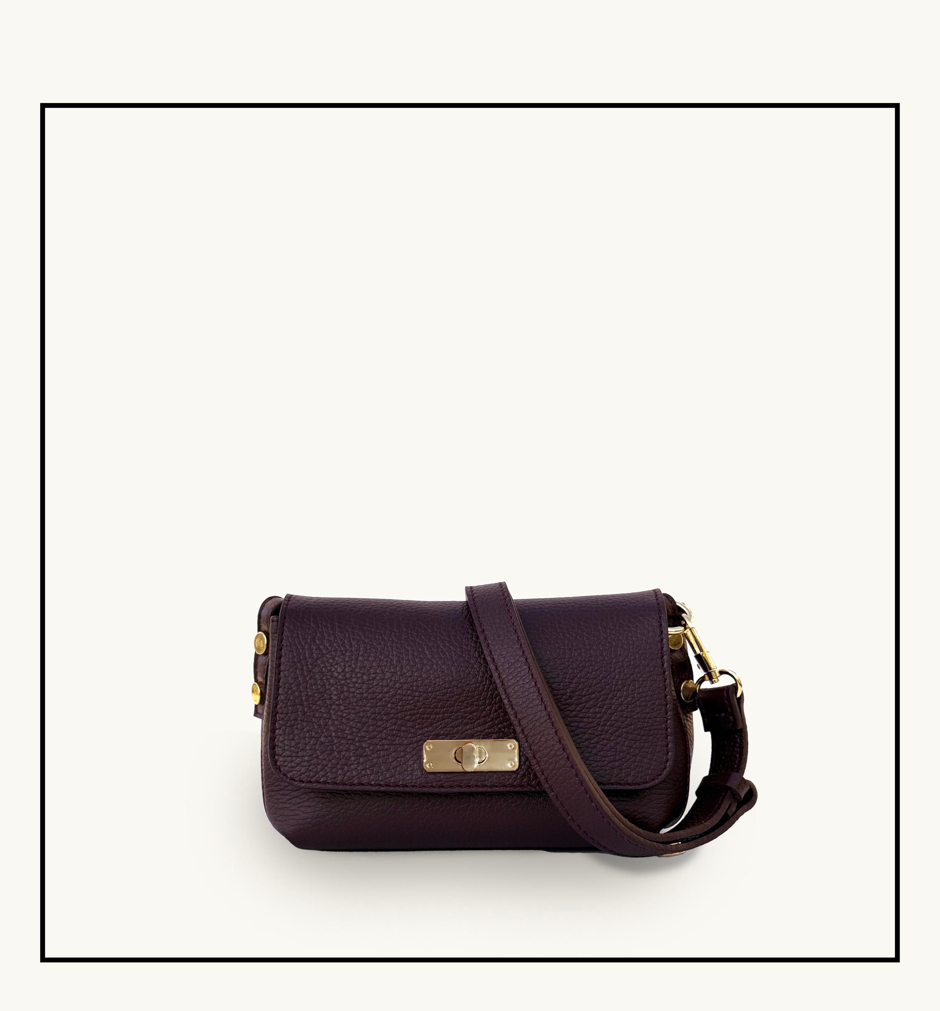 The Maisie Burgundy Leather Bag