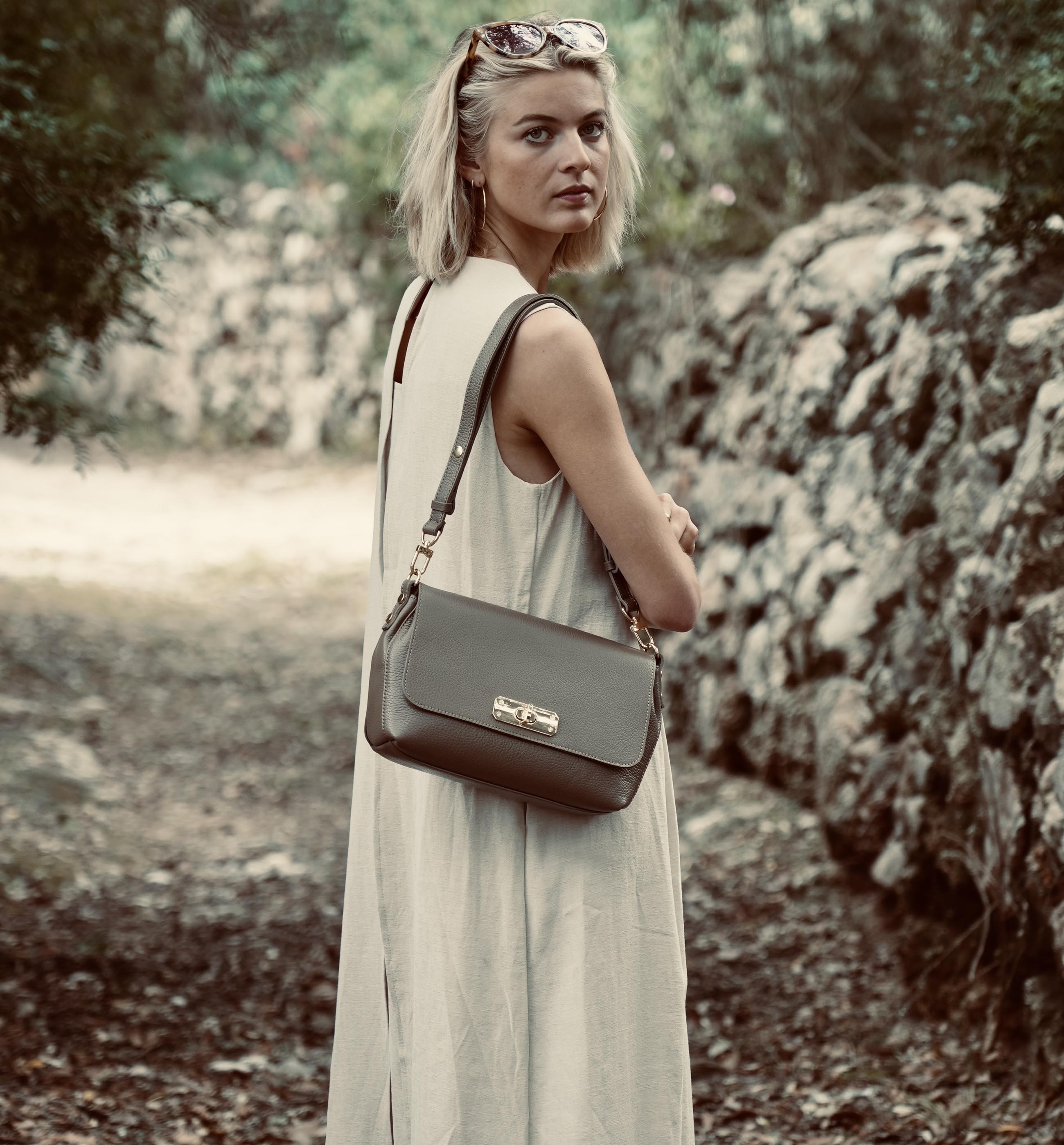 The Maisie Maxi Mink Leather Bag