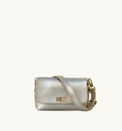 The Maisie Gold Leather Bag