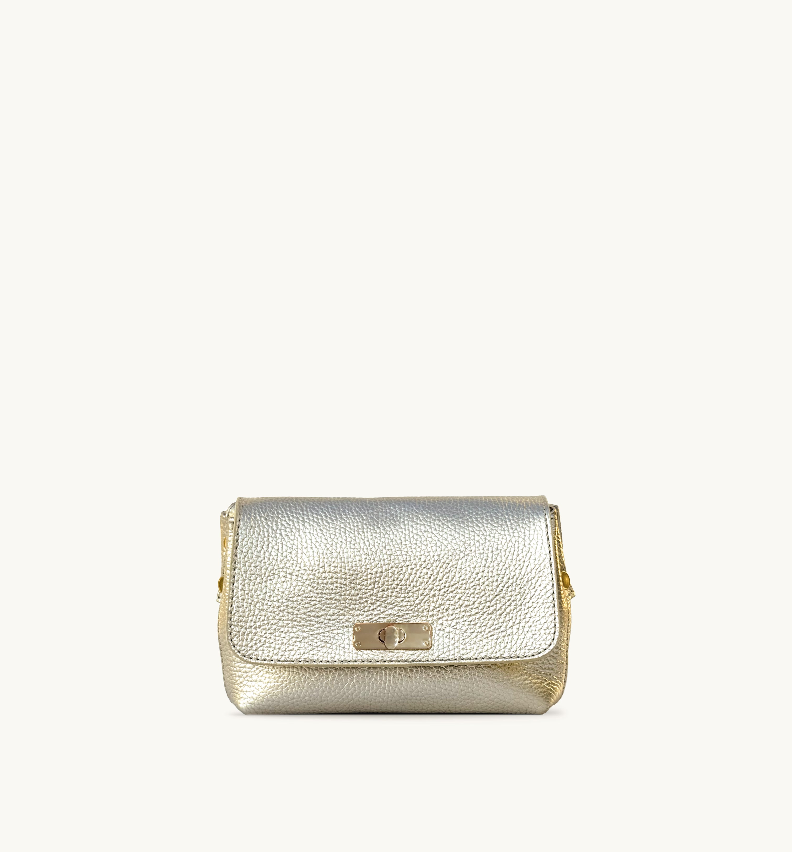 The Maisie Gold Leather Bag