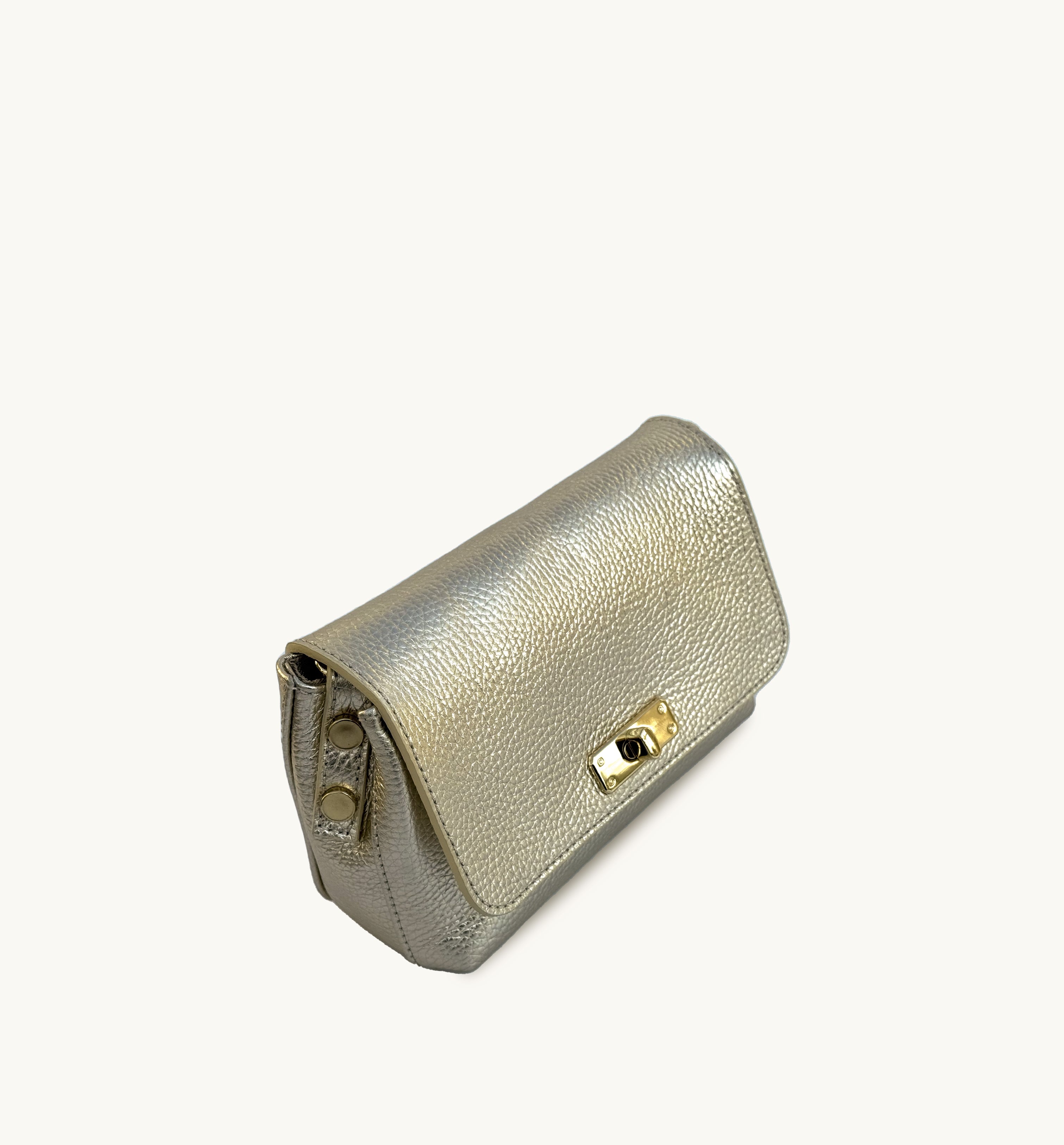The Maisie Gold Leather Bag