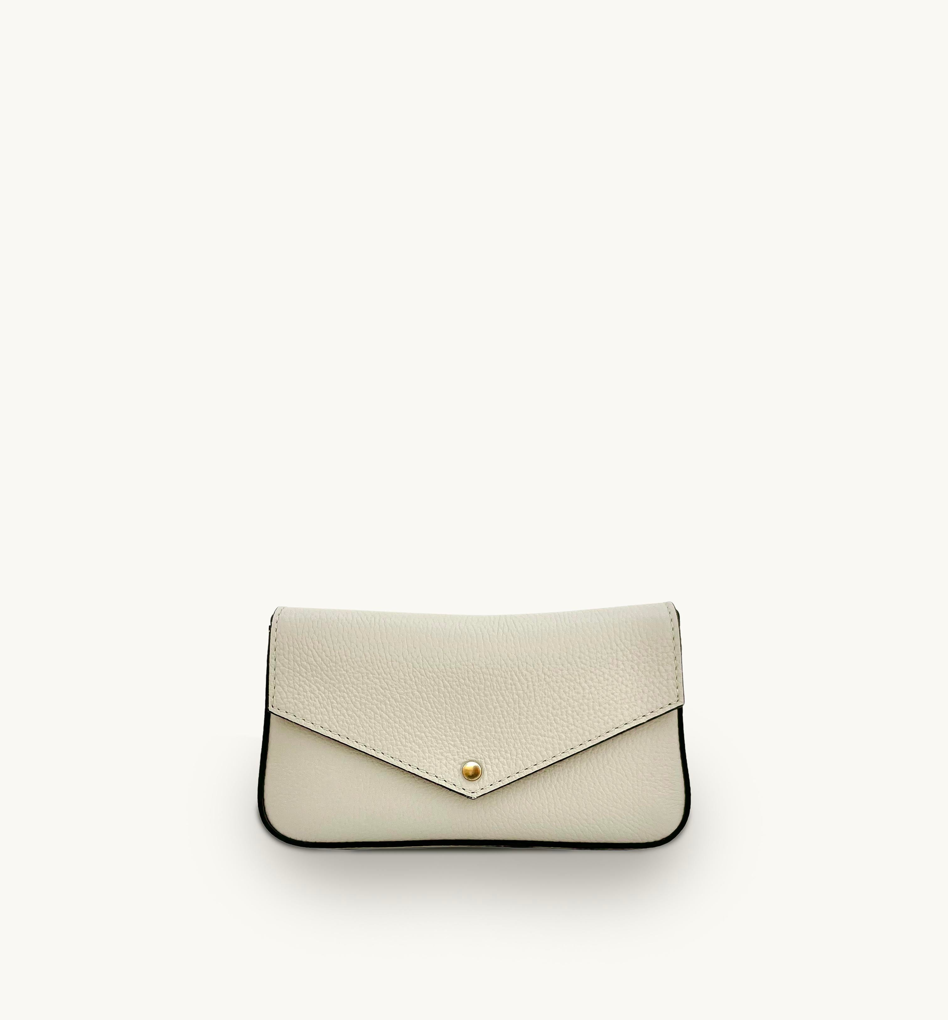 The Munro Stone Leather Shoulder Bag