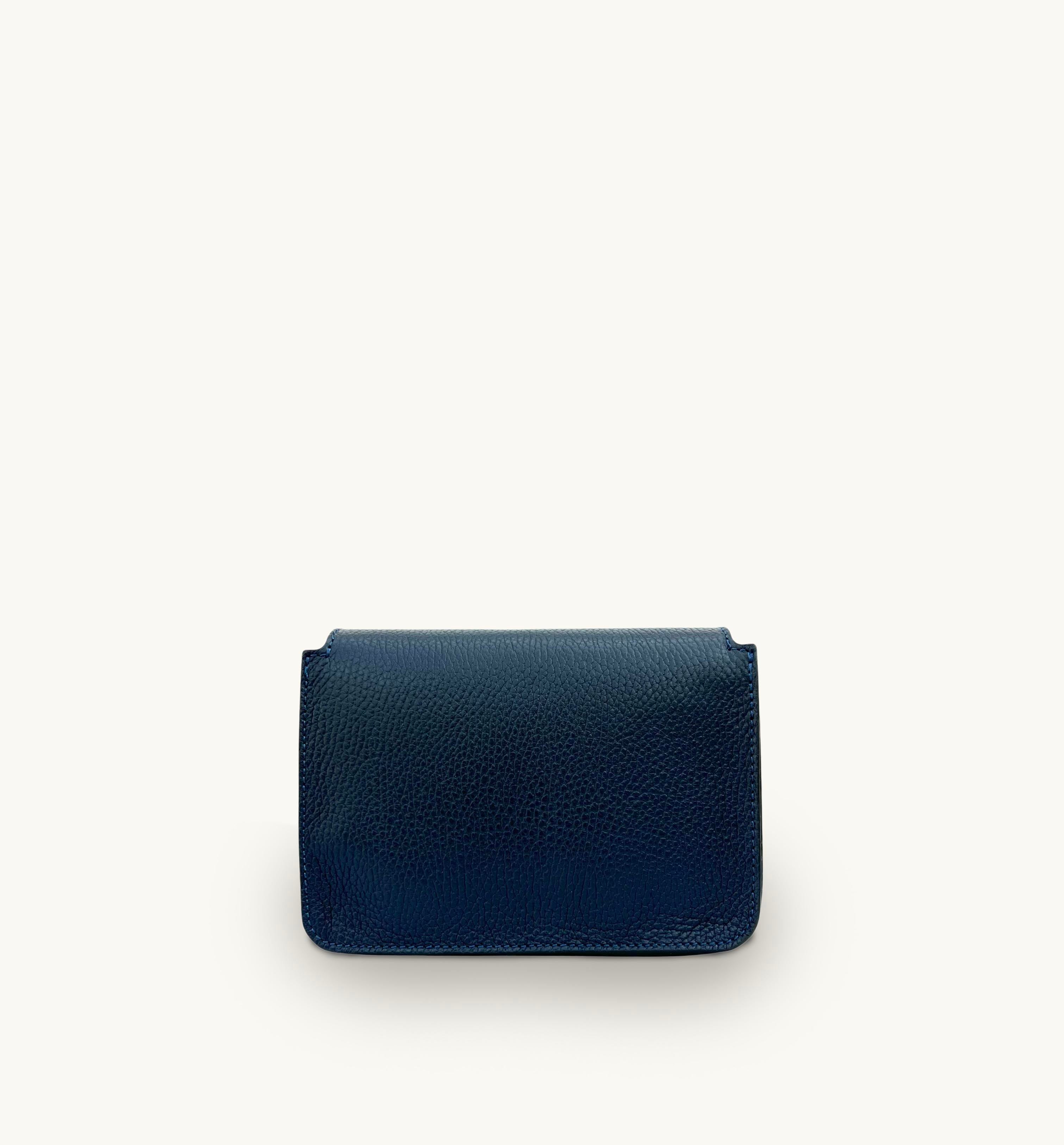 The Newbury Navy Leather Bag