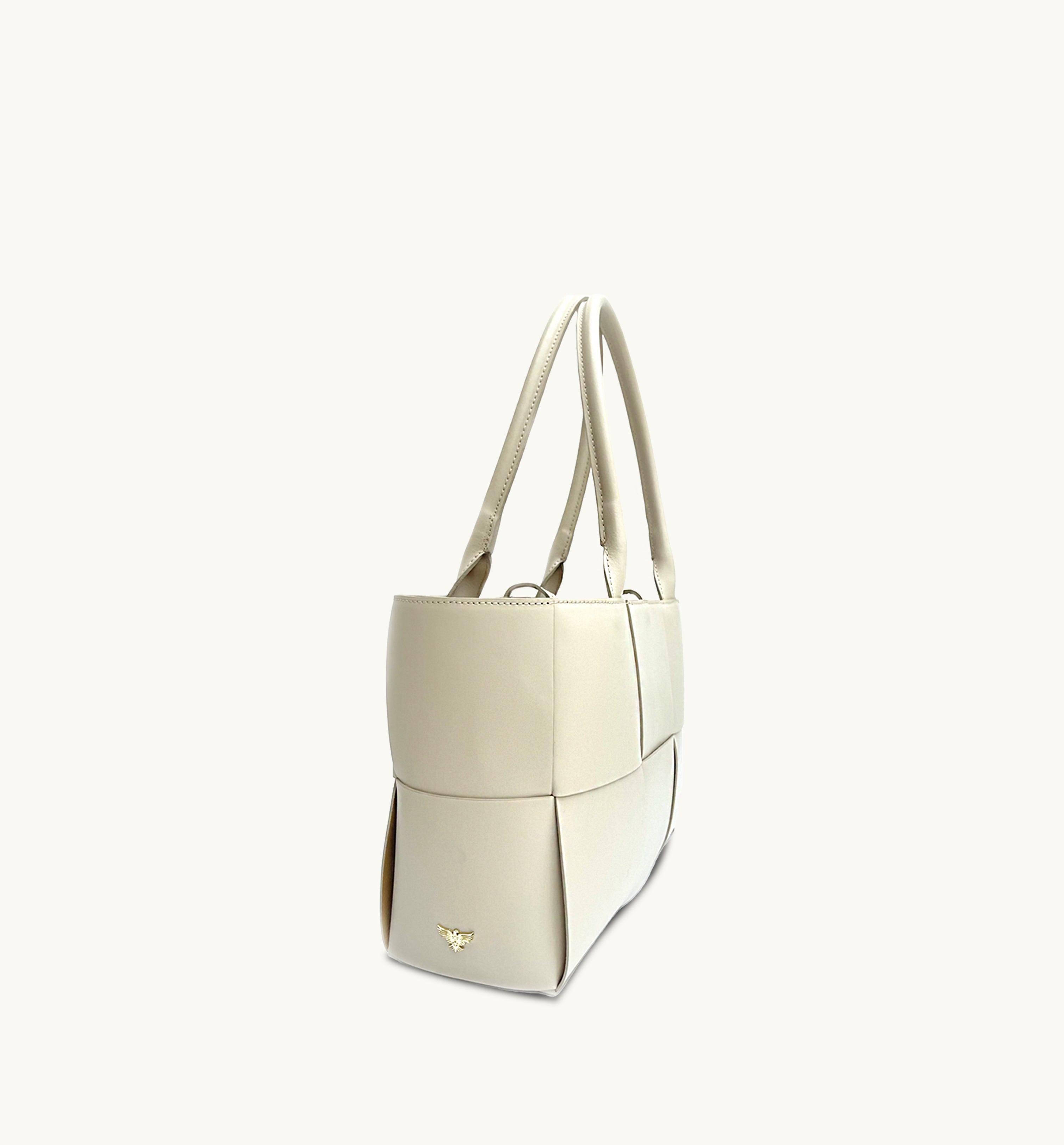 The Tori Stone Leather Tote