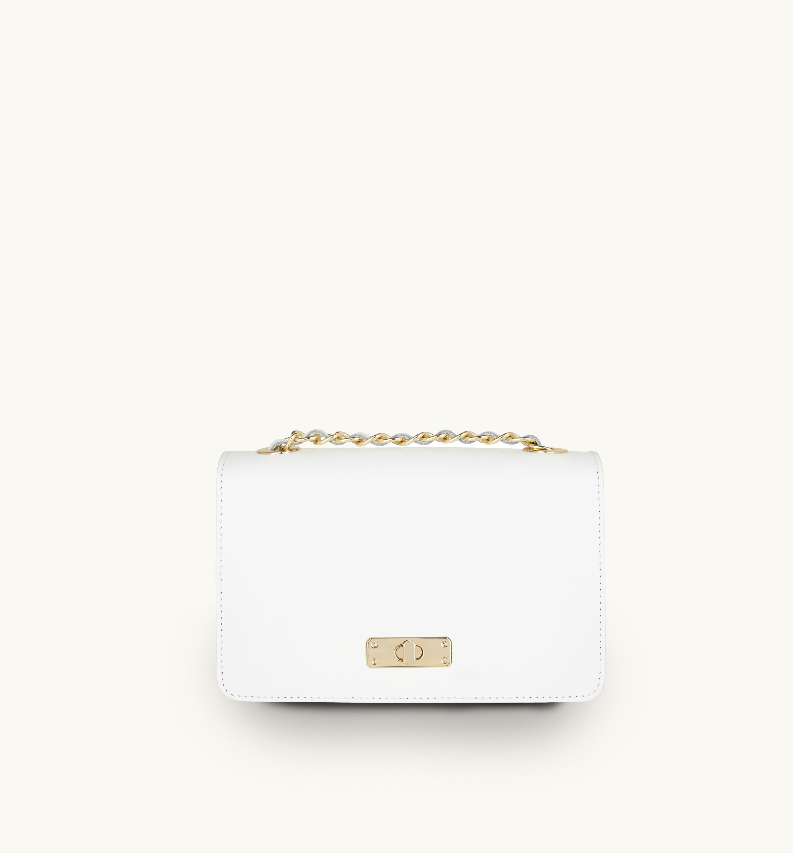 The Grace White Leather Bag