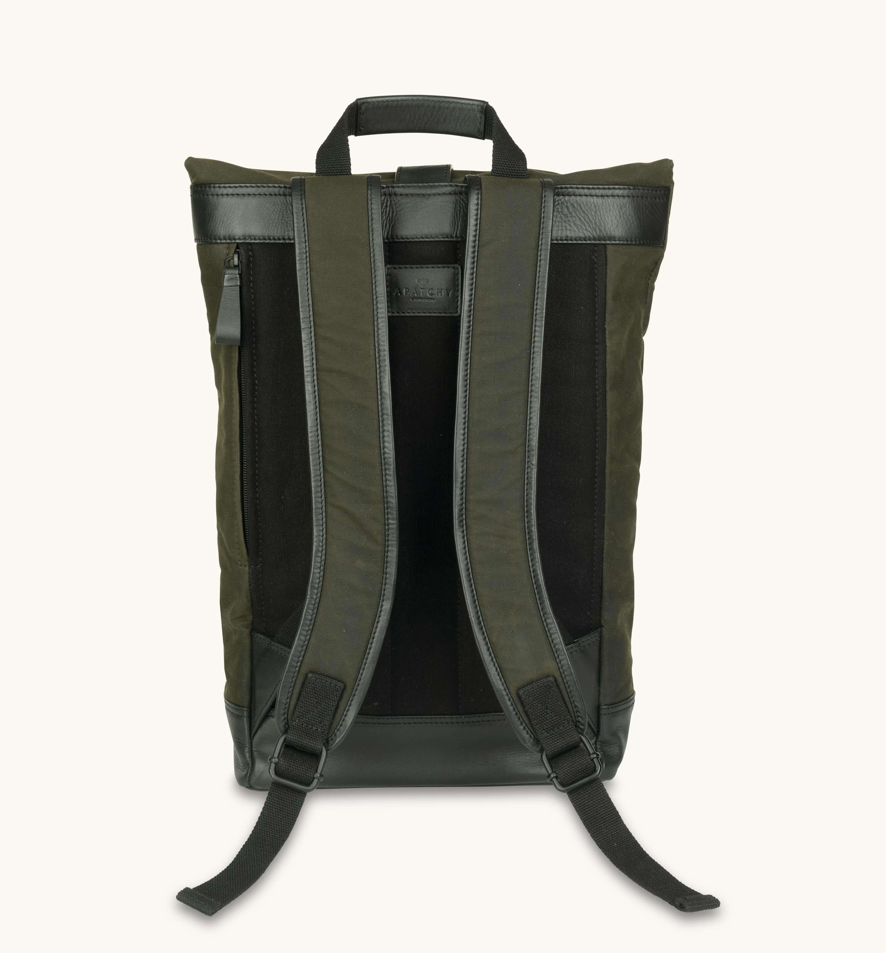 The Cavendish Waxed Canvas & Leather Backpack