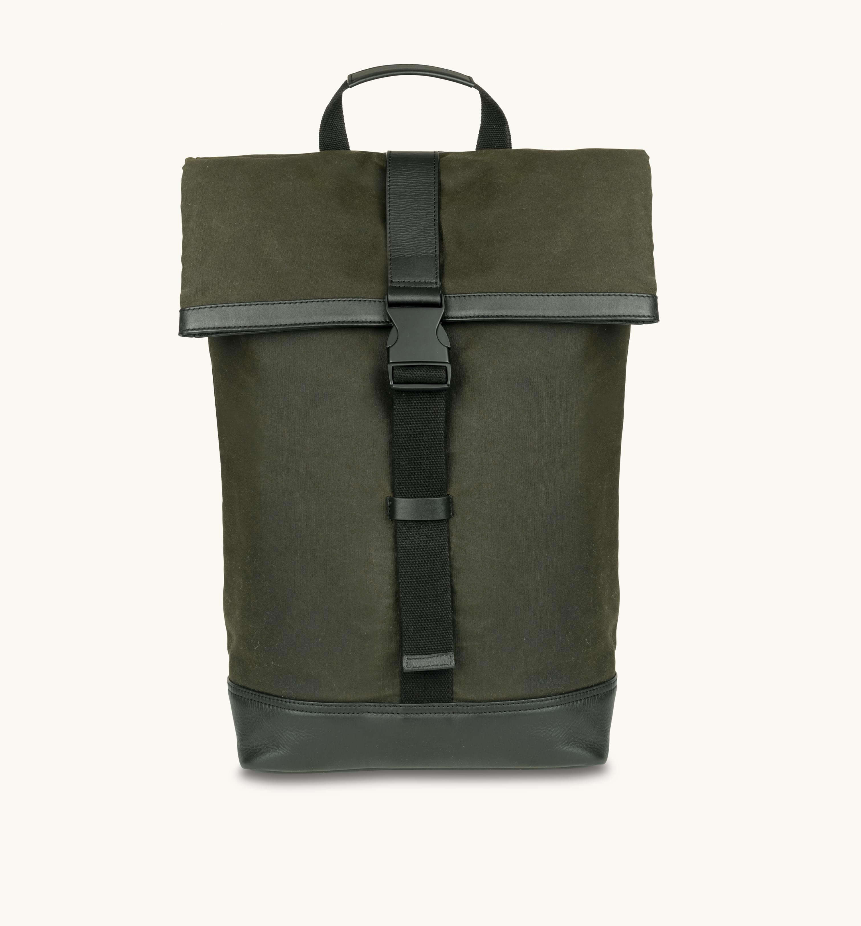The Cavendish Waxed Canvas & Leather Backpack