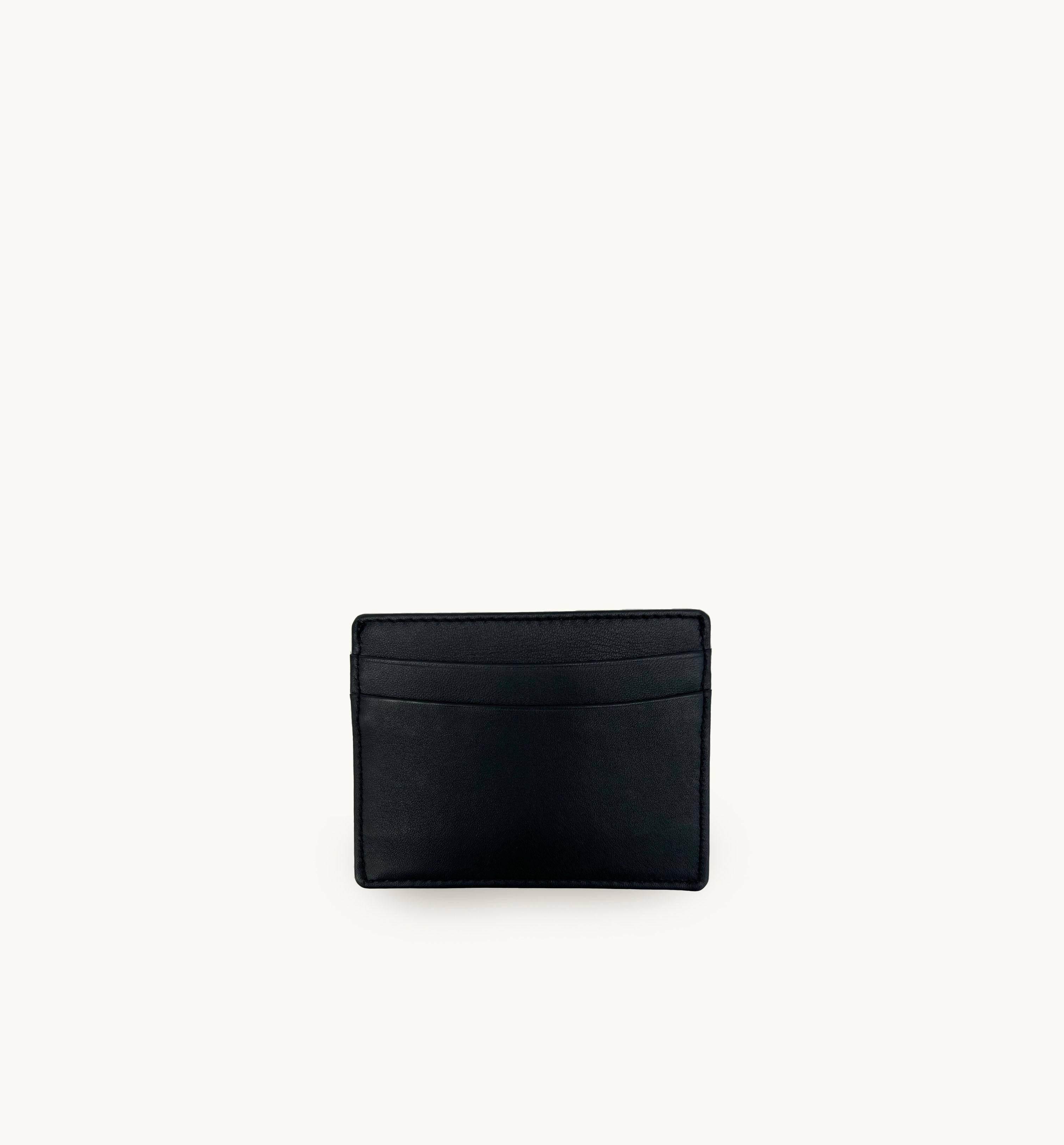 Black Leather AirTag and Cardholder Gift Set