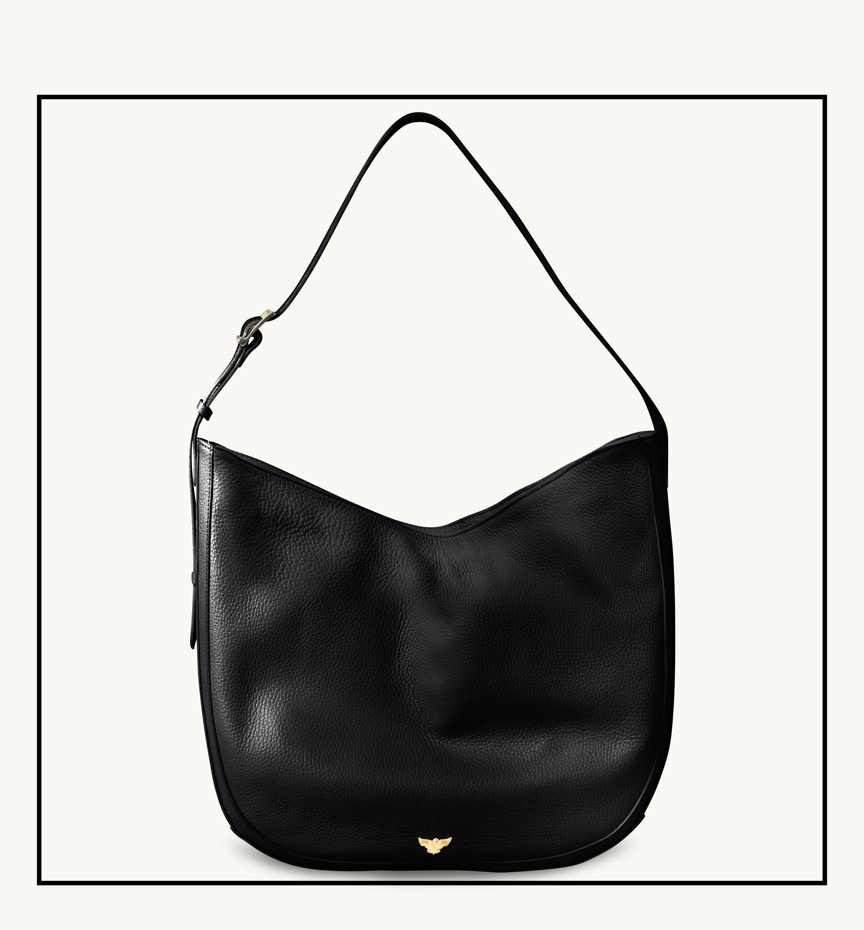 The Emma Black Leather Bag