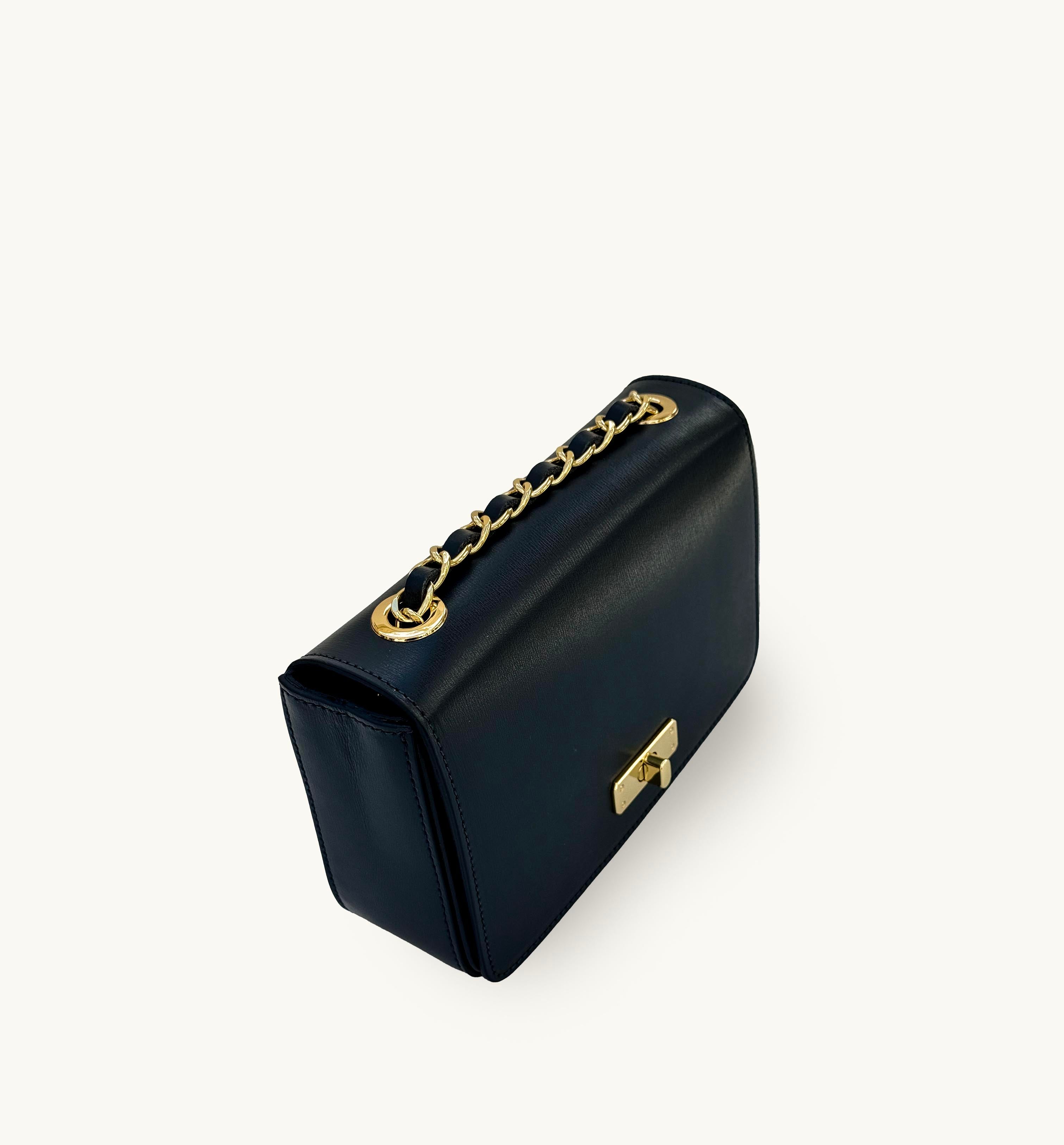 The Grace Black Leather Bag