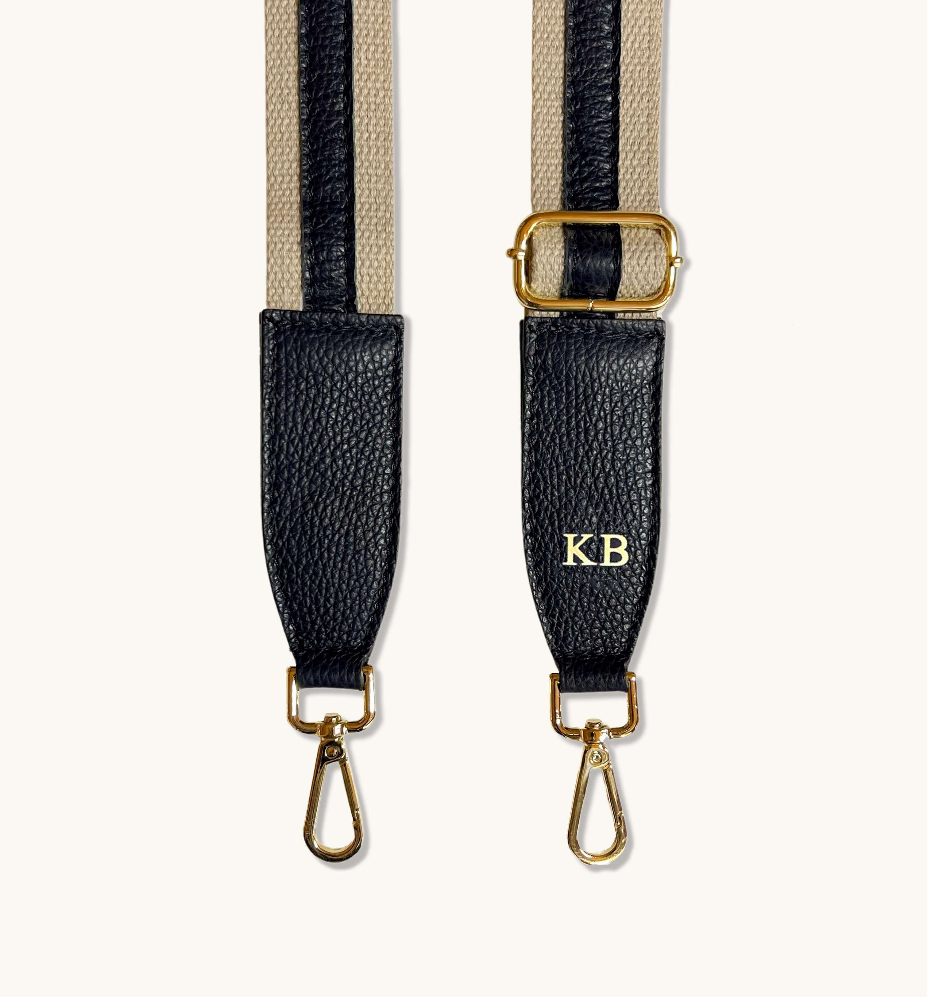 Apatchy Personalised Leather And Canvas Strap