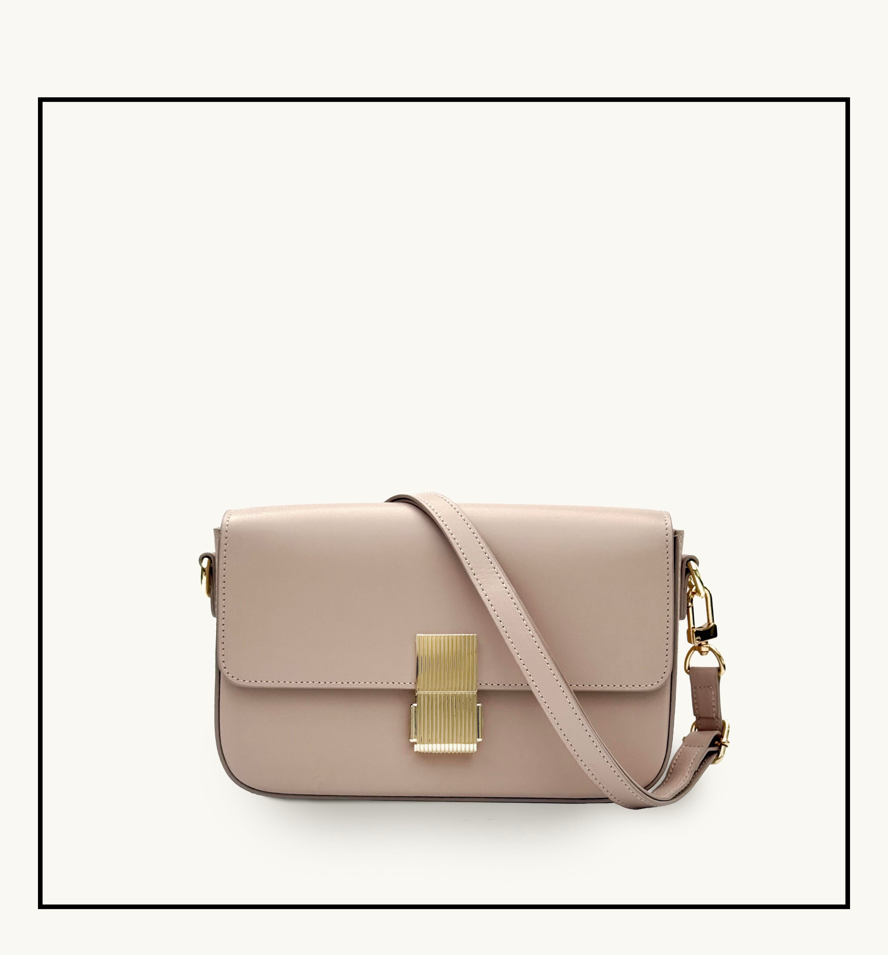 The Flora Blush Leather Bag