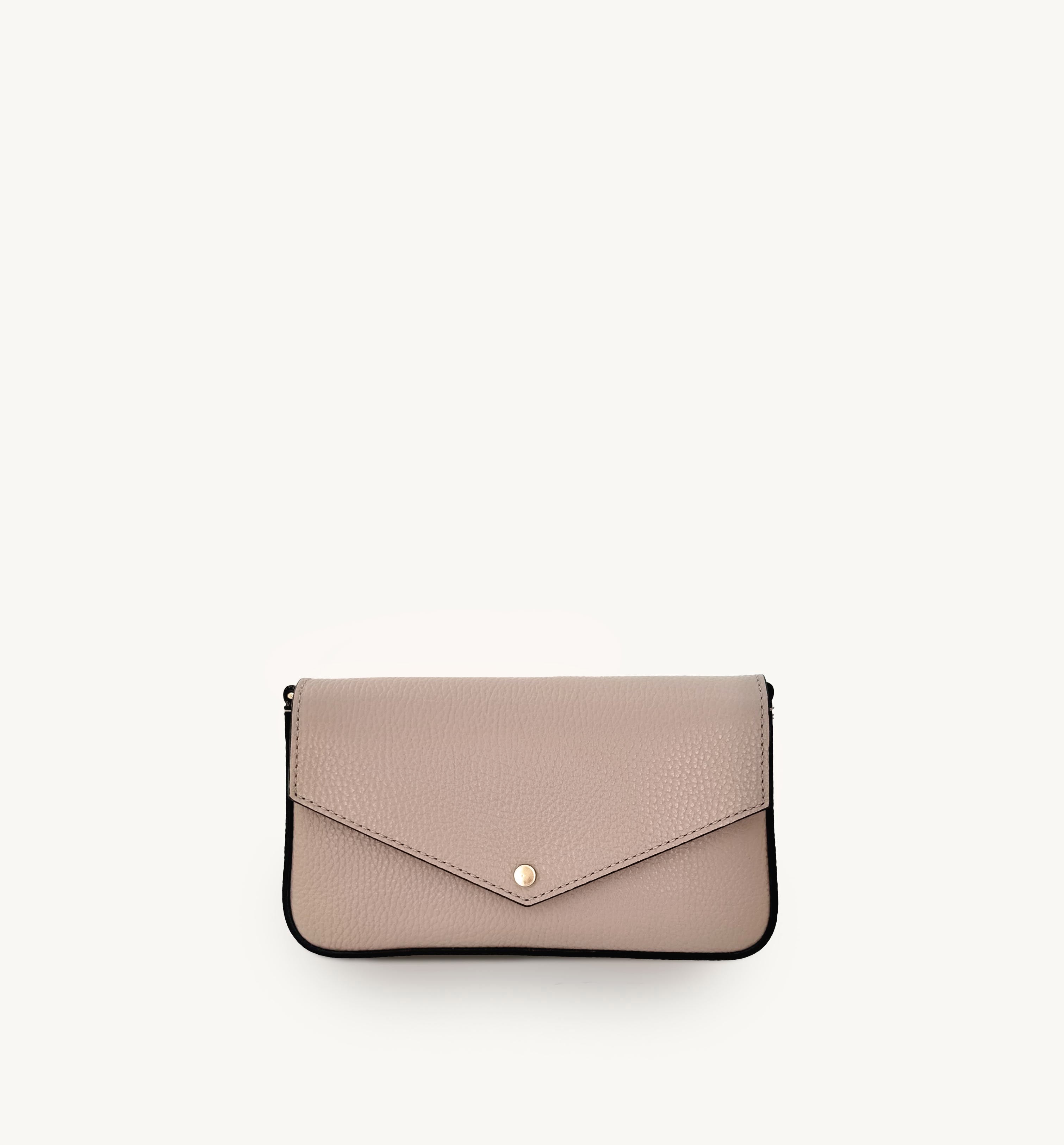 The Munro Blush Leather Shoulder Bag