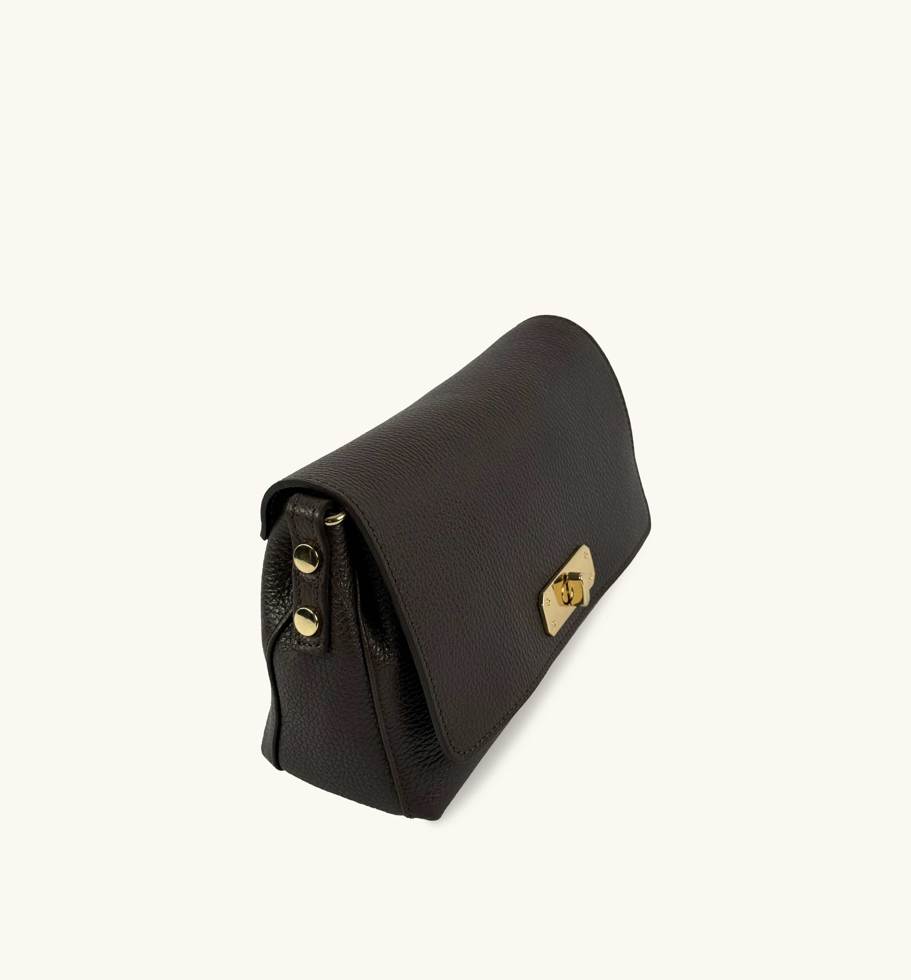 The Maisie Midi Chocolate Leather Bag