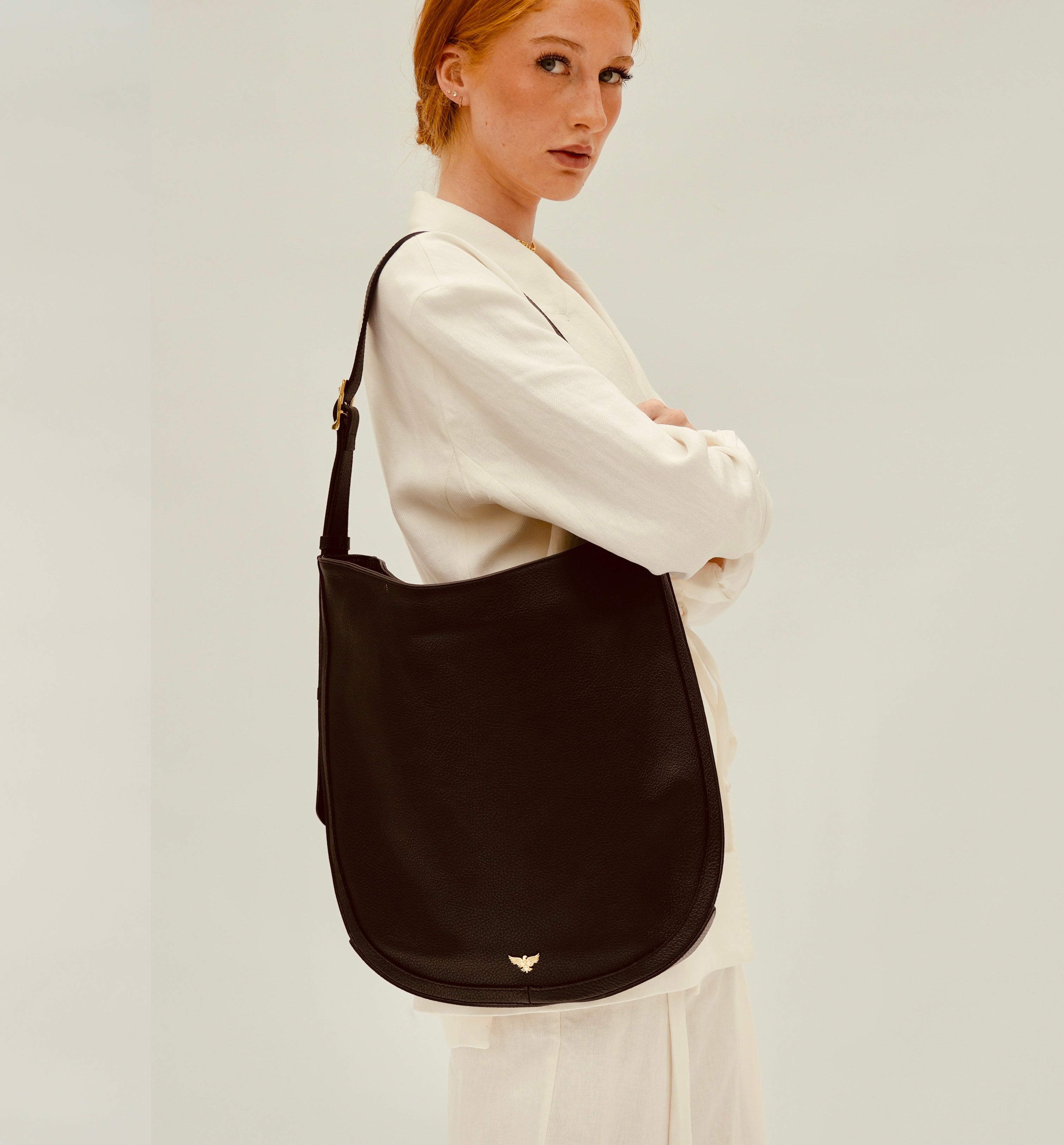 The Emma Black Leather Bag
